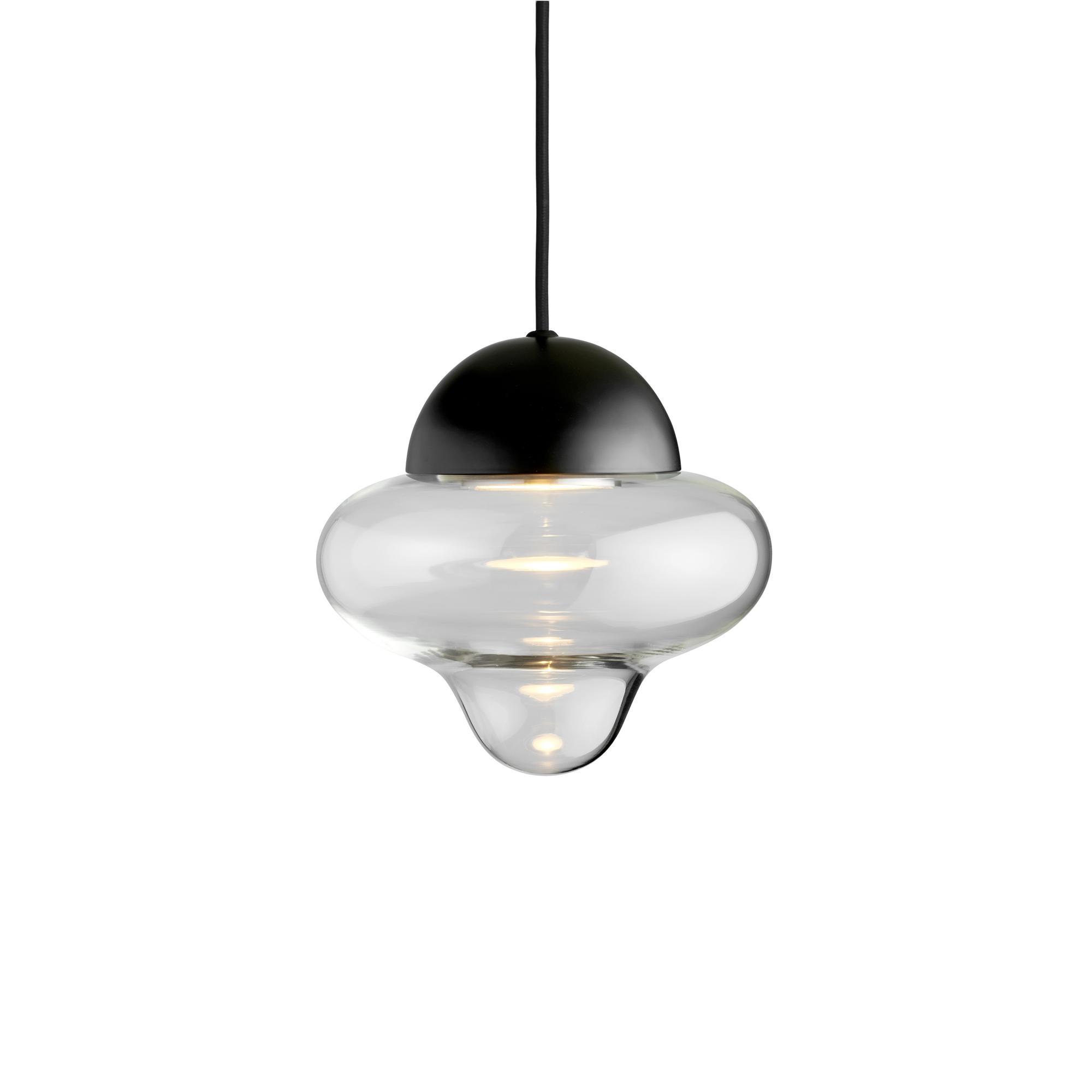 Design By Us Nutty Taklampa Transparent/ Svart