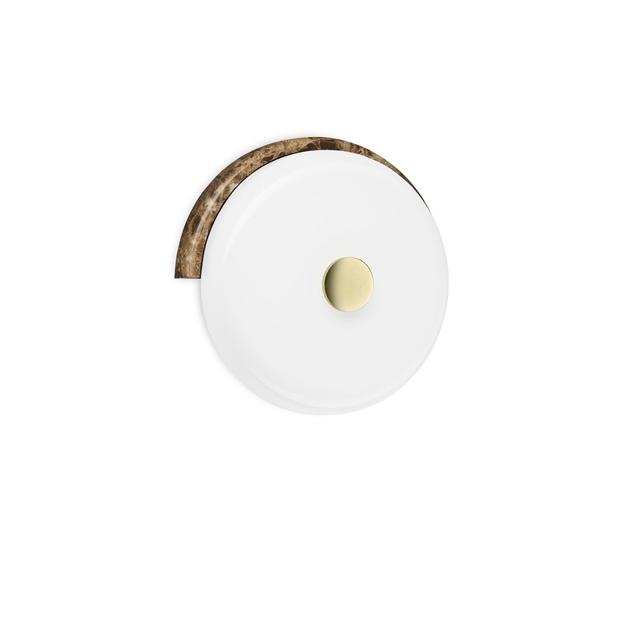 Design By Us Trip Vägglampa Mörk Emperador Marmor/Glansande Opal