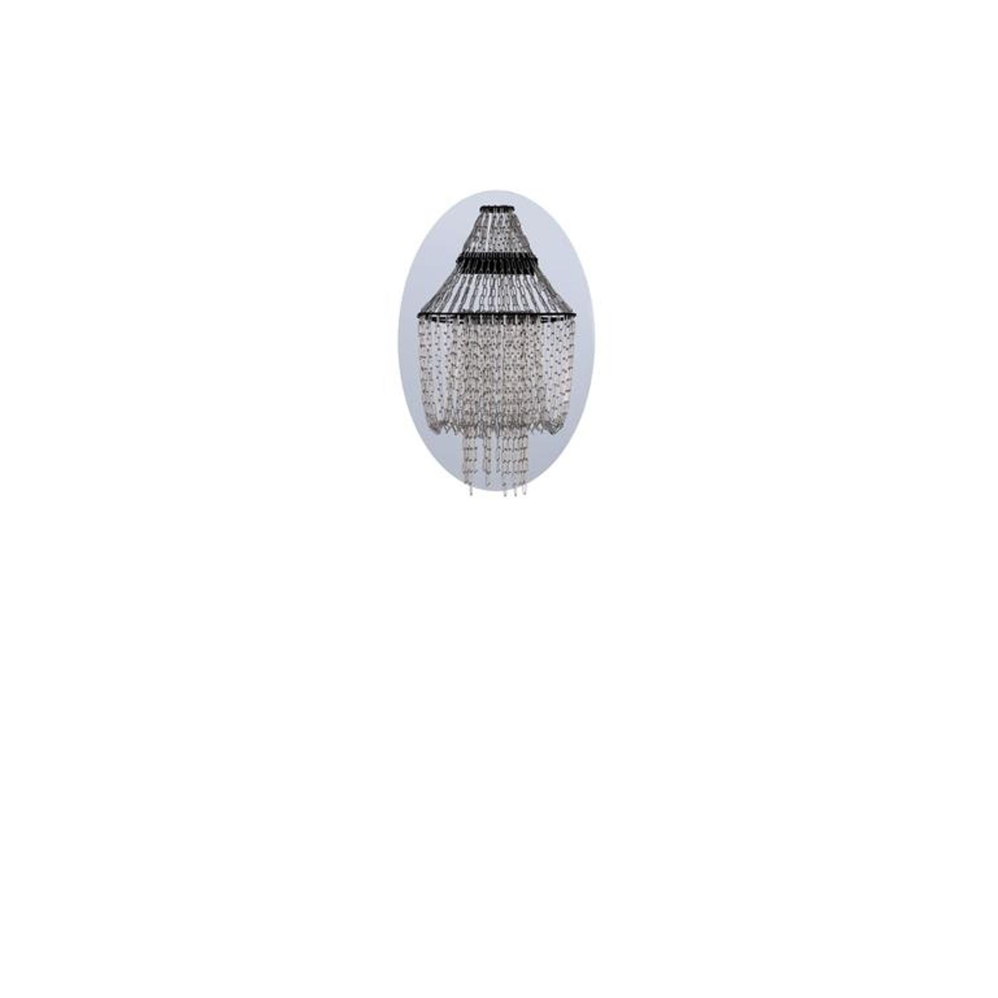 Lámpara de Lámpara de pared DCWédtions C de acero inoxidable/ Negro