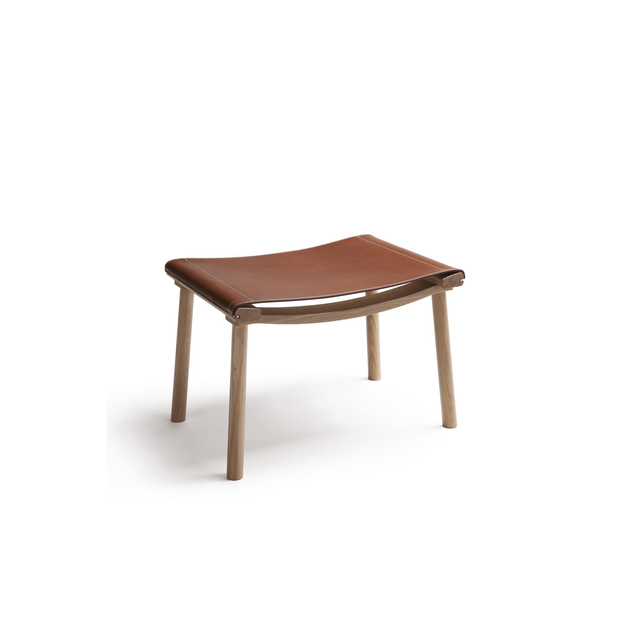 Tabouret Nikari December Chêne/Chêne Fumé/Cognac