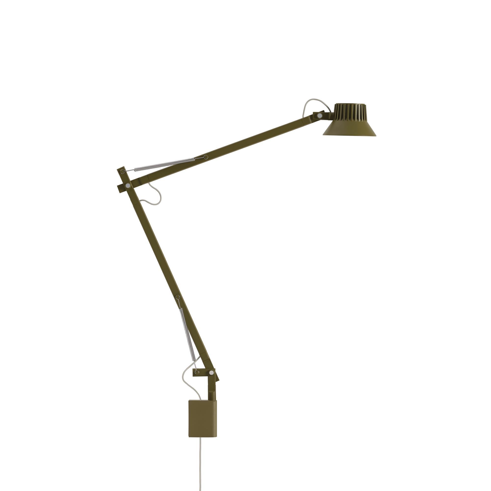 Muuto Dedicate L2 Wall Lamp Brown Green