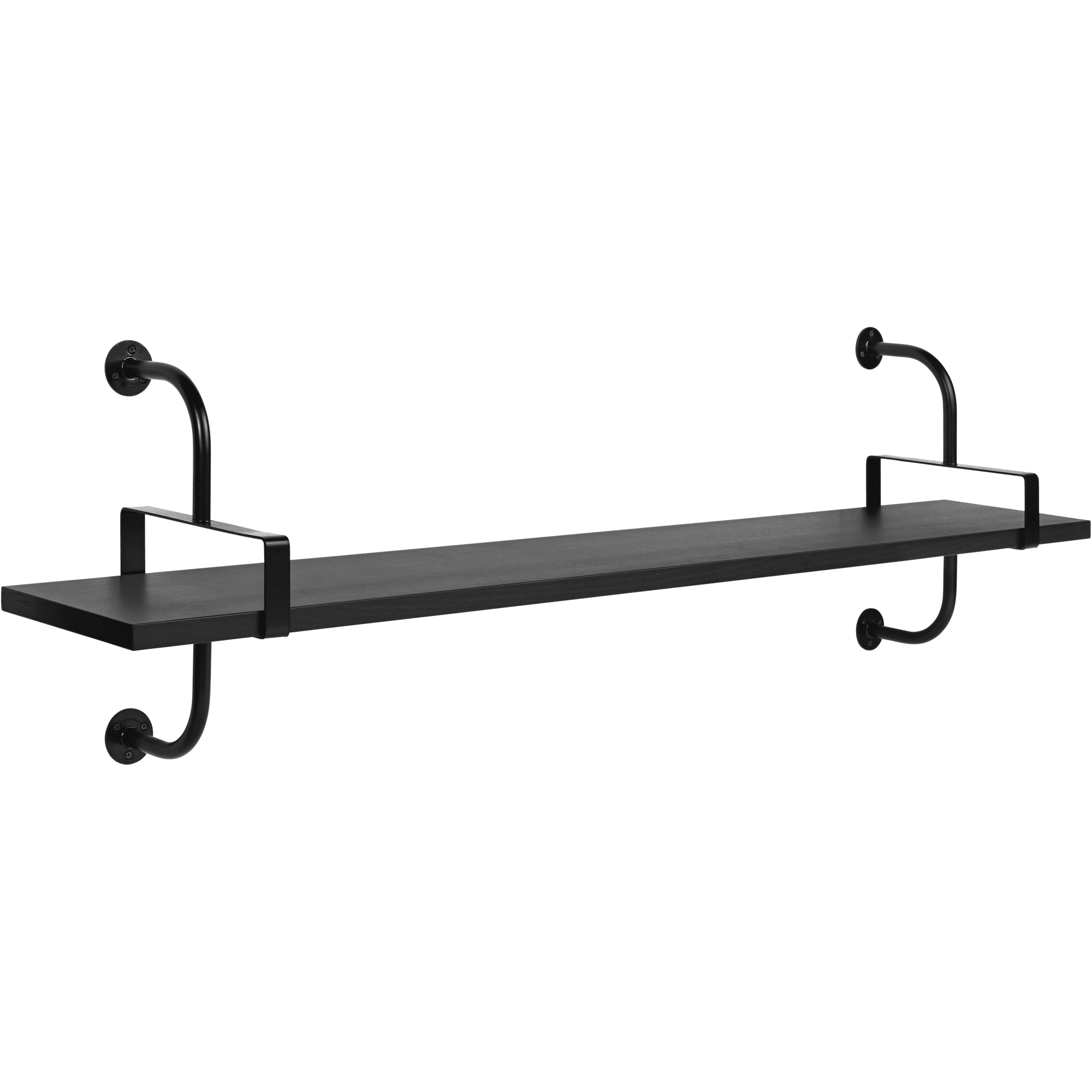 GUBI Démon Hylly L155 cm 1 Hylly Musta Ash