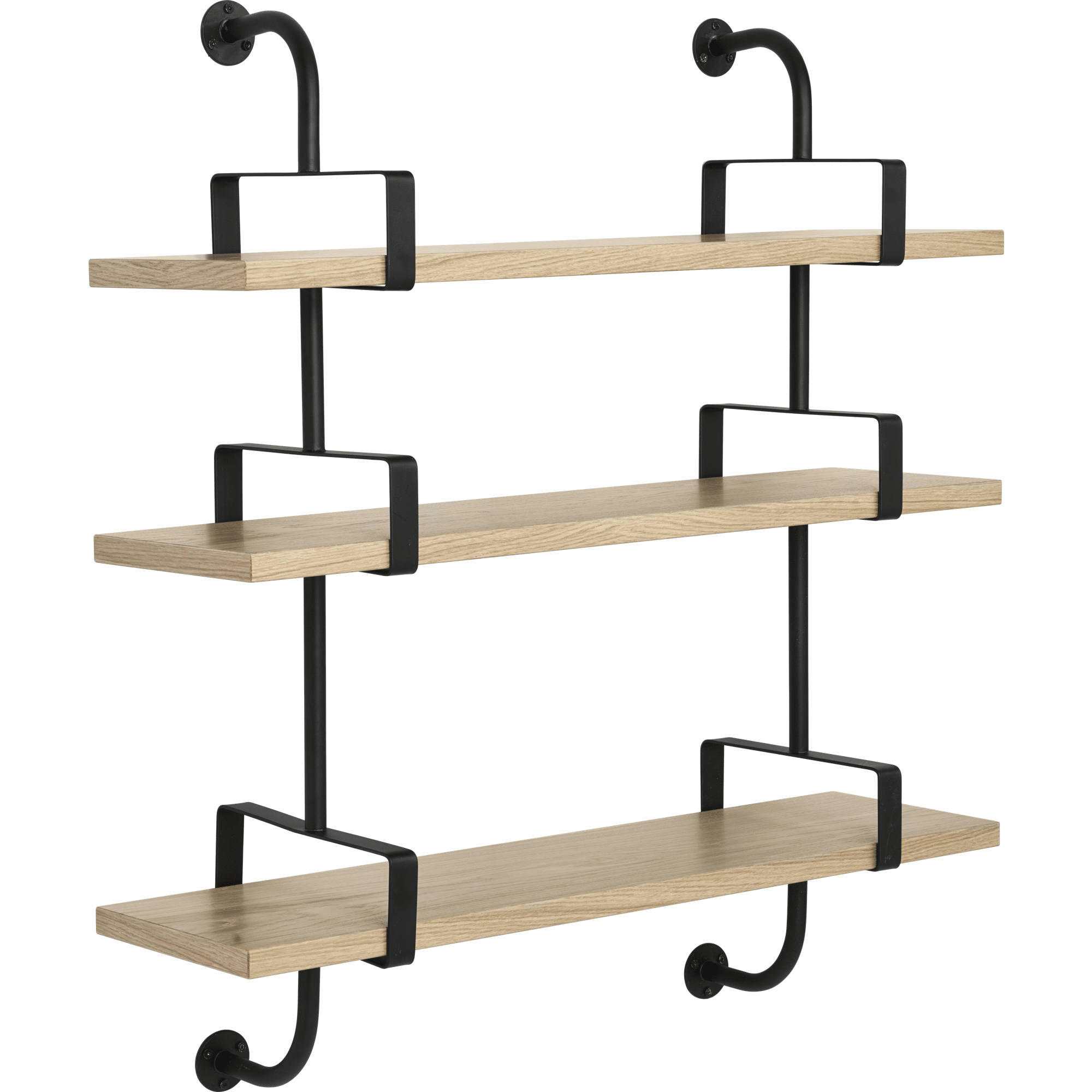 GUBI Démon Shelf L95 cm 3 Shelves Oak