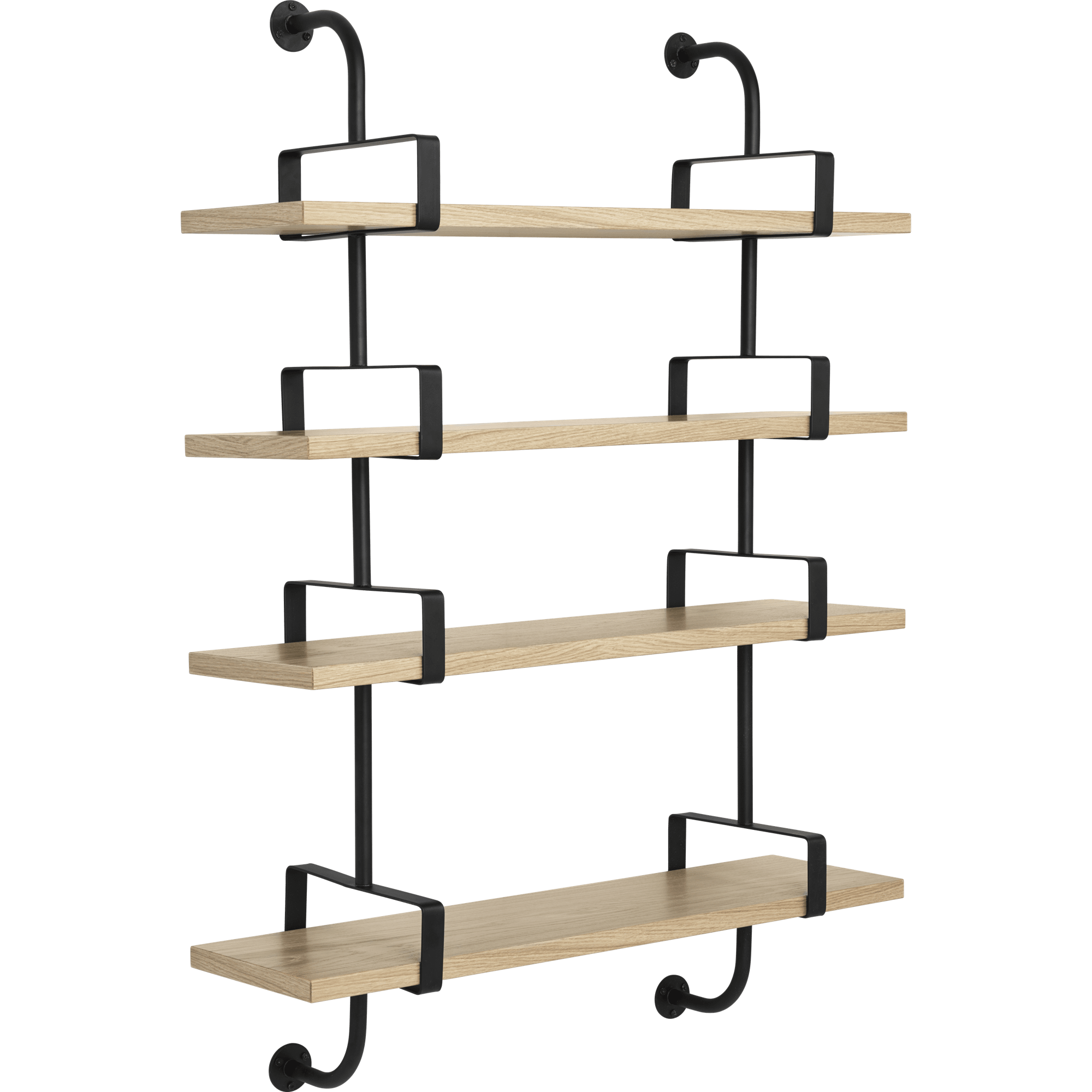 GUBI Démon Shelf L95 cm 4 Shelves Oak