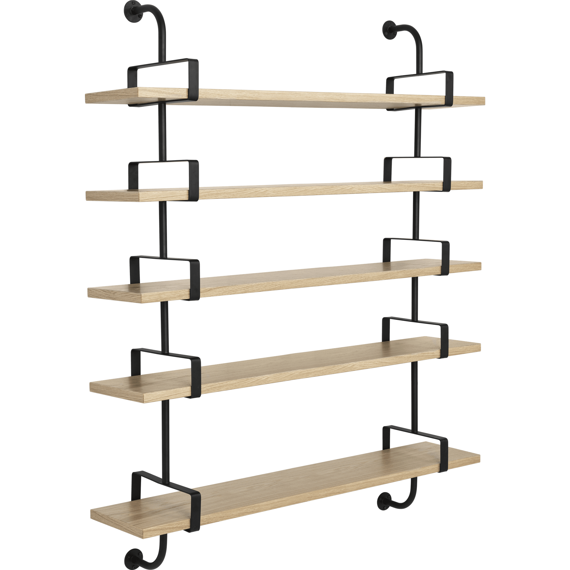 GUBI Démon Shelf L155 cm 5 Shelves Oak