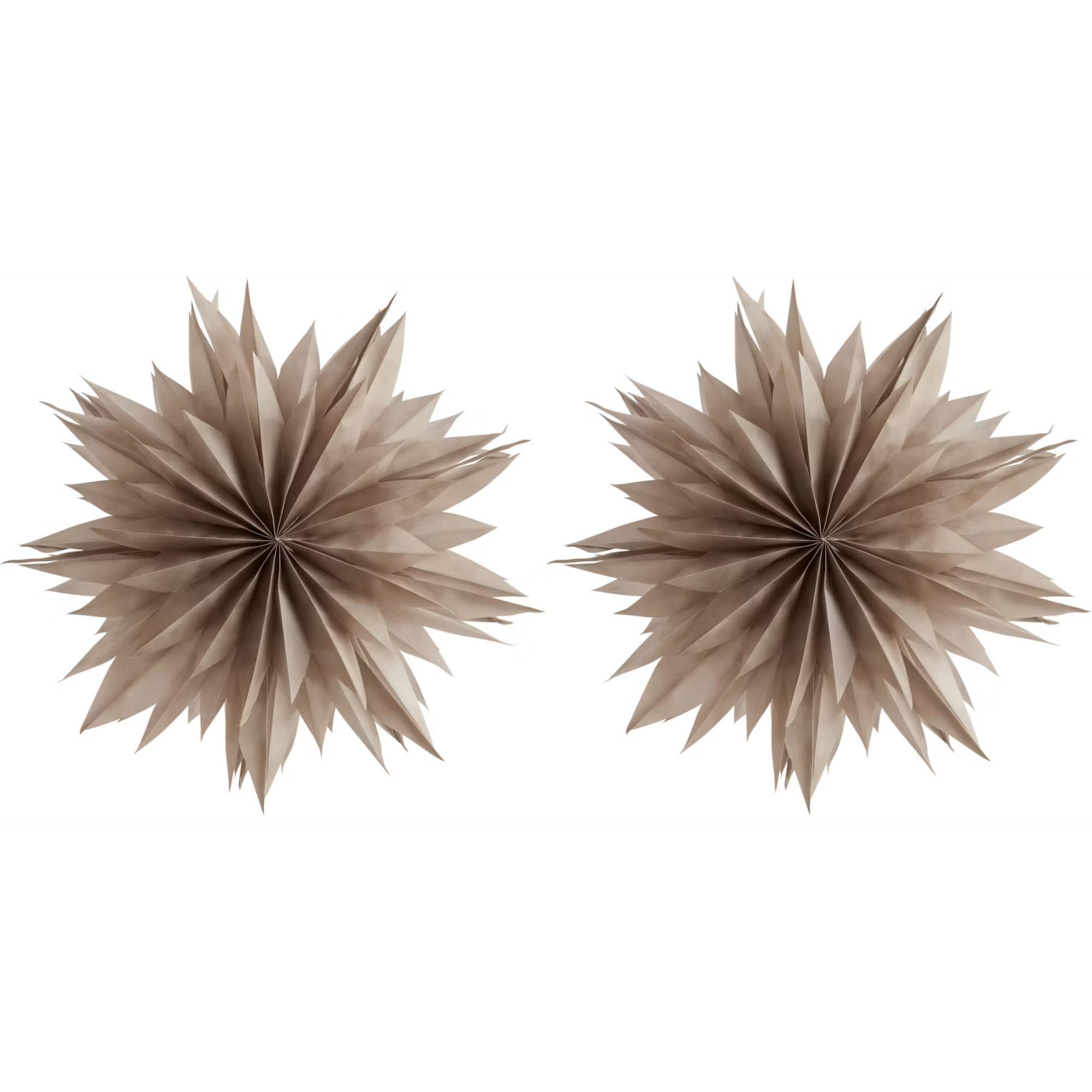 Department Nova Paper Star 50 Warm Gray Set of 2
