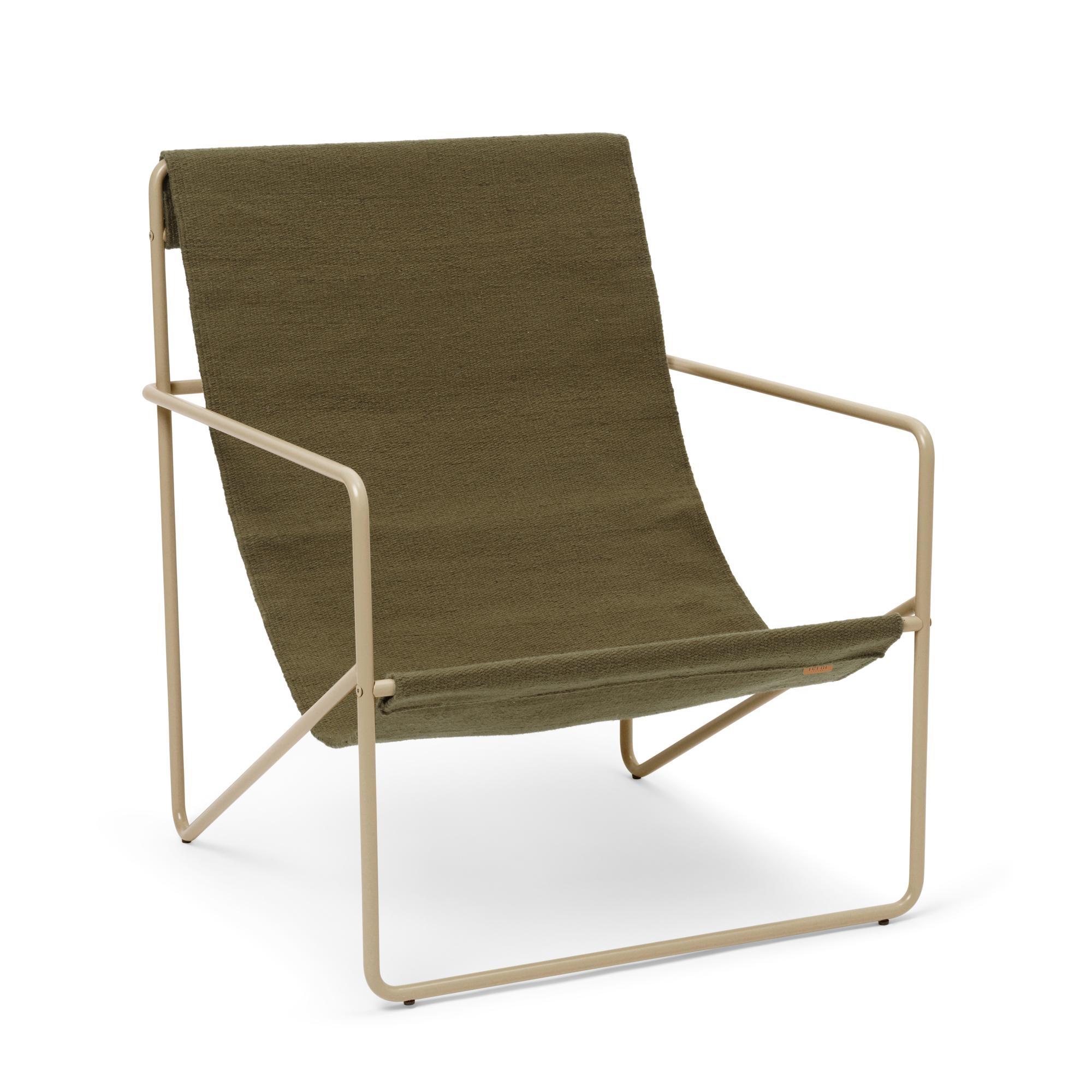 Ferm Living Desert Fåtölj Cashmere/Olive