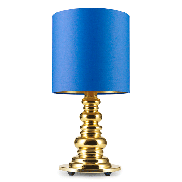 Design by Us PUNK DeLuxe Lampa stołowa Niebieska