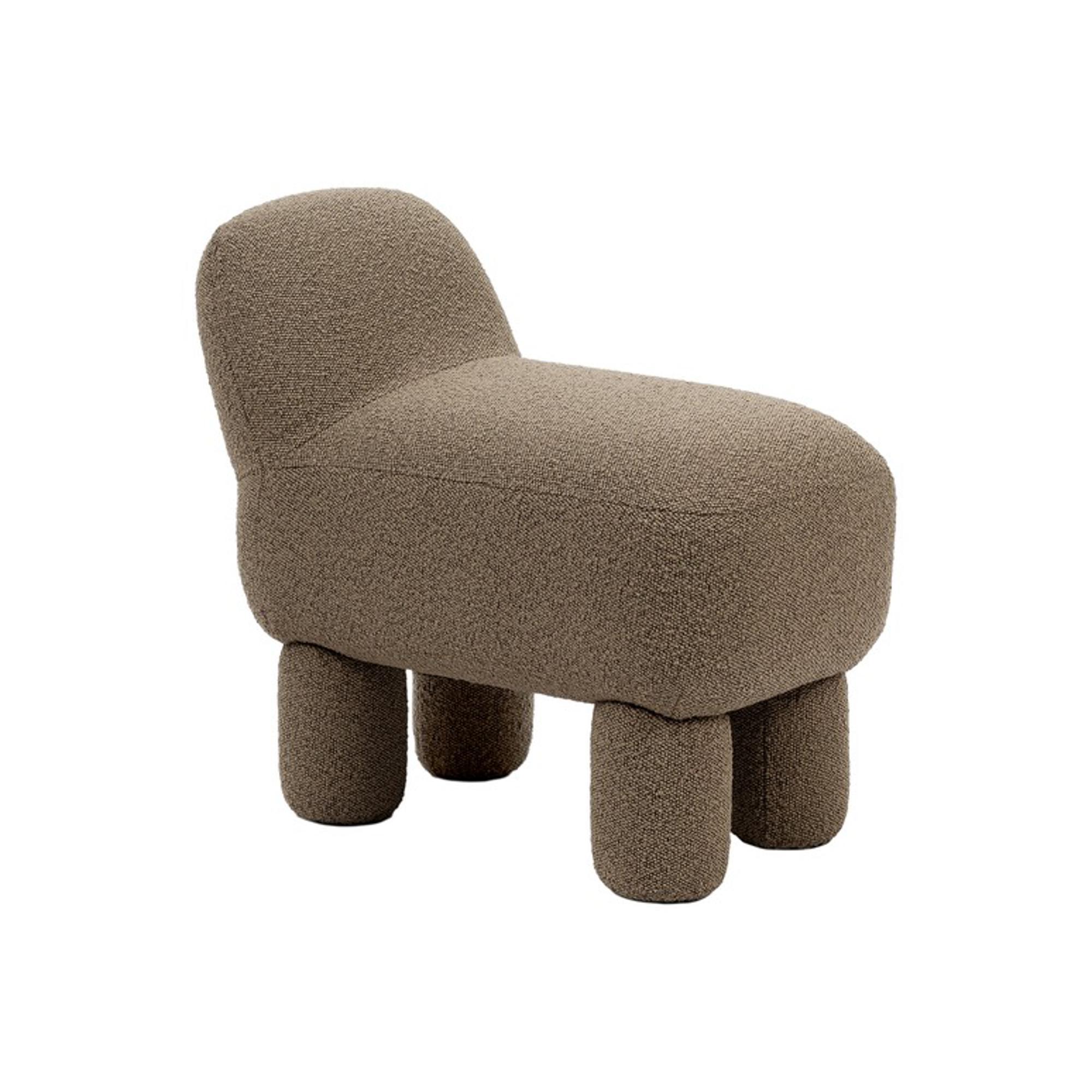 Design House Stockholm Uno Pouf 50 cm Ruskea