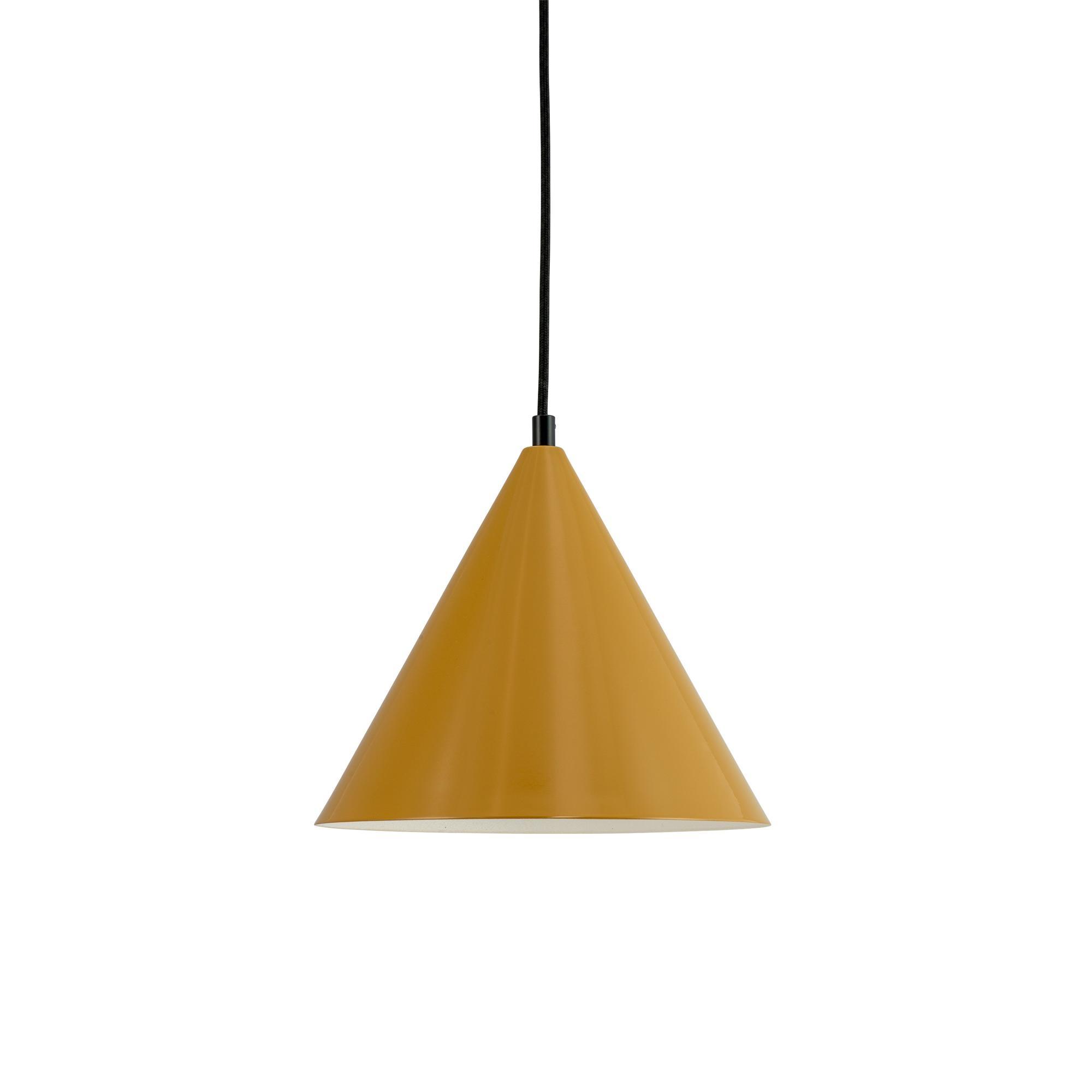 Dyberg Larsen Ron Bianco Lampadario Giallo Curry