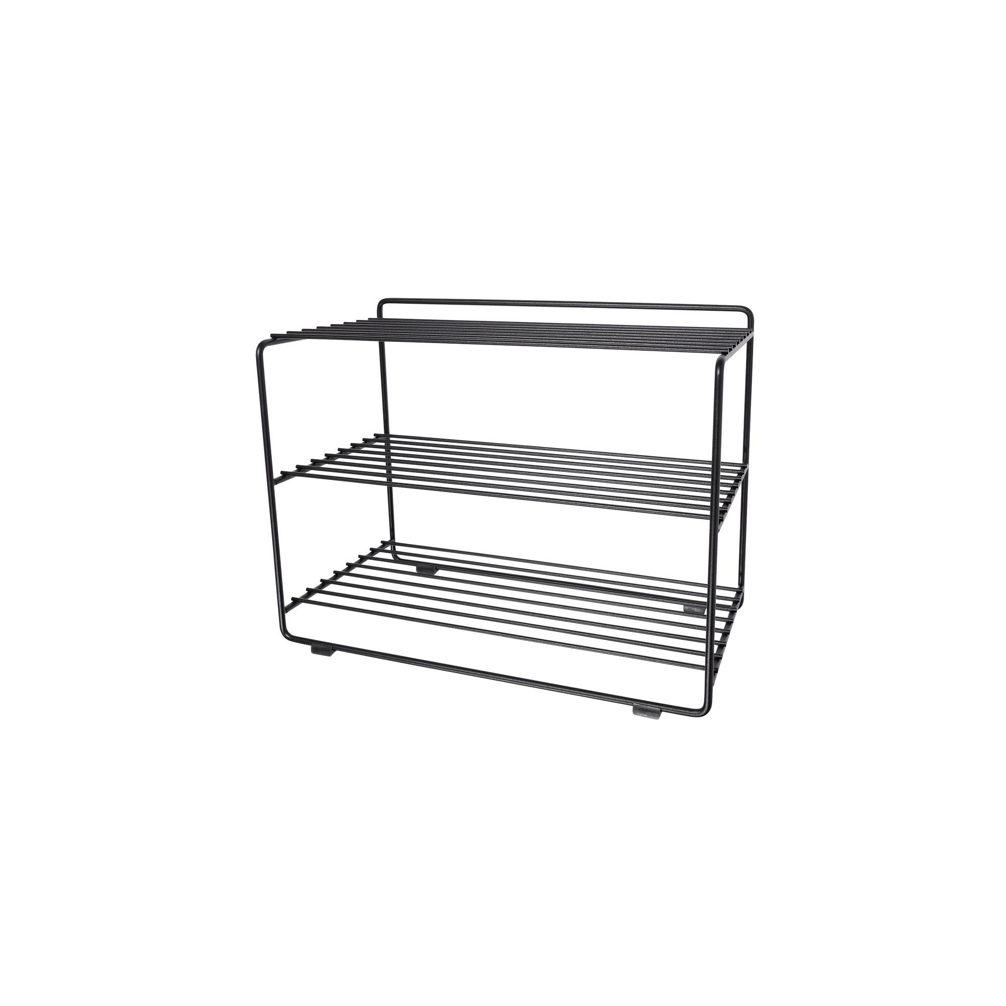 Maze Downtown Shoe Rack Black