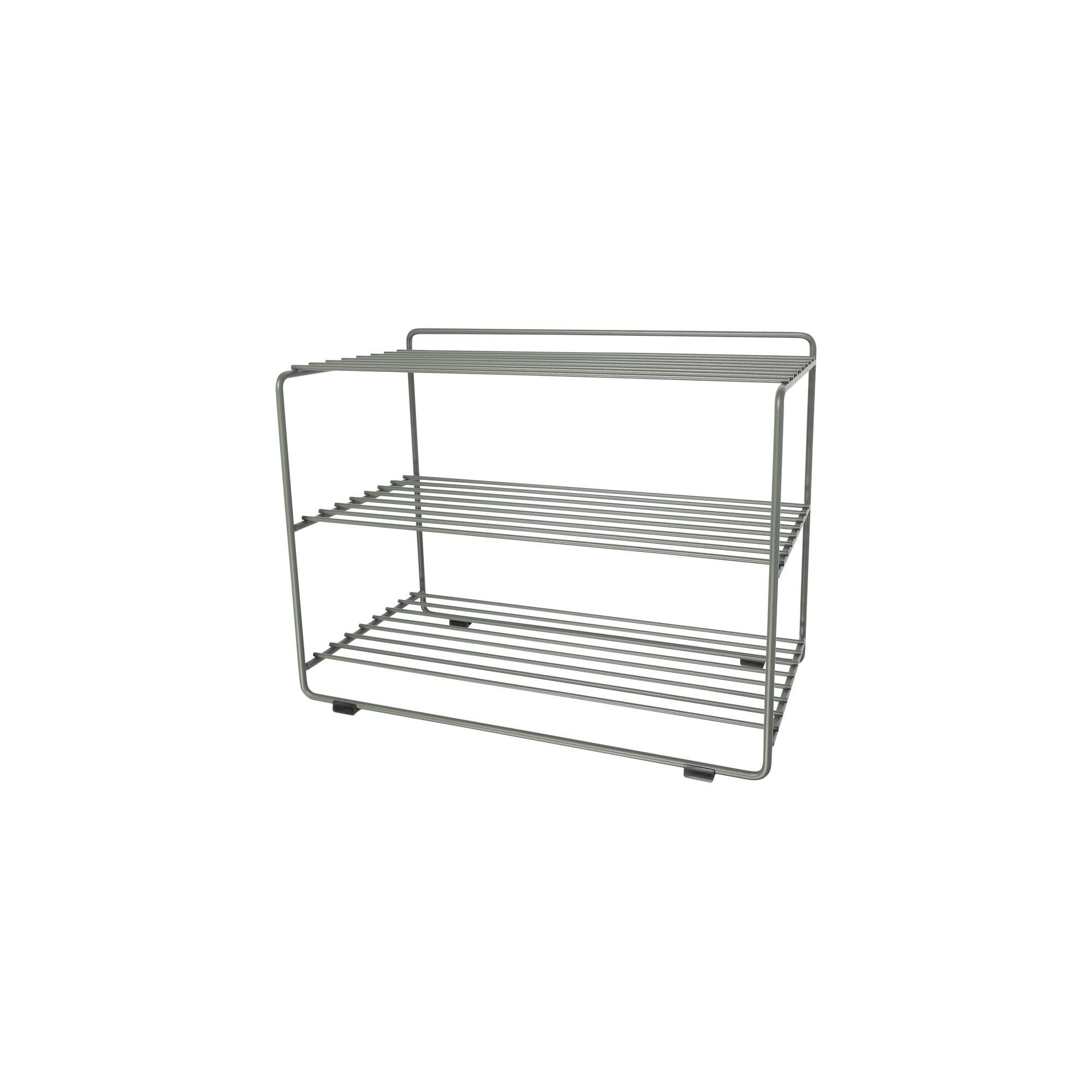 Maze Downtown Shoe Rack Green Gray