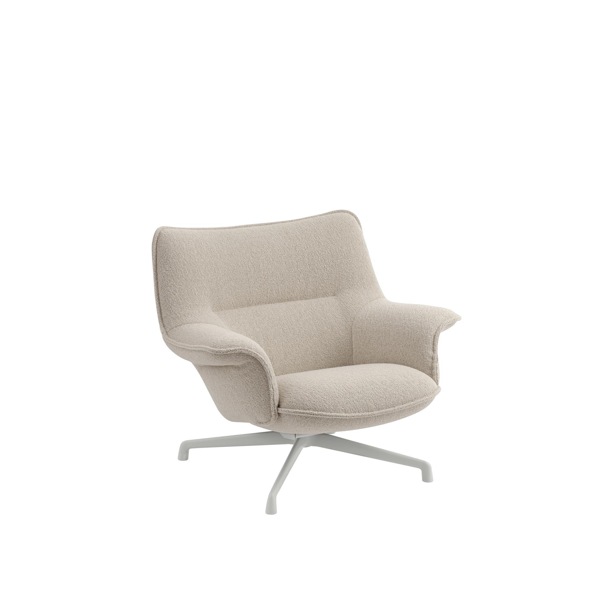 Sillón Muuto Doze Respaldo Bajo Corazón 7/ Gris