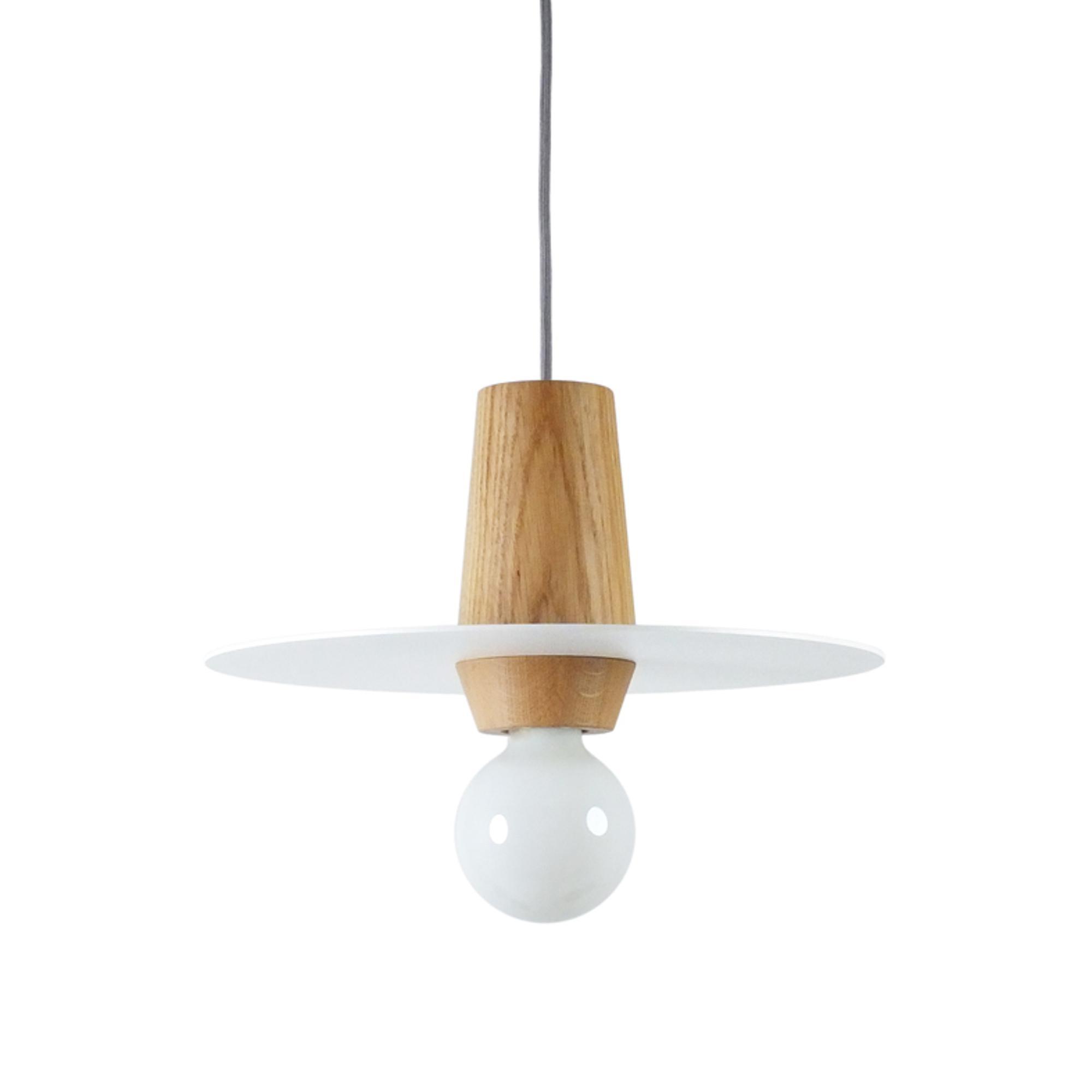 Lampadario In Legno Classico Bianco Opaco 3 Luci Sula