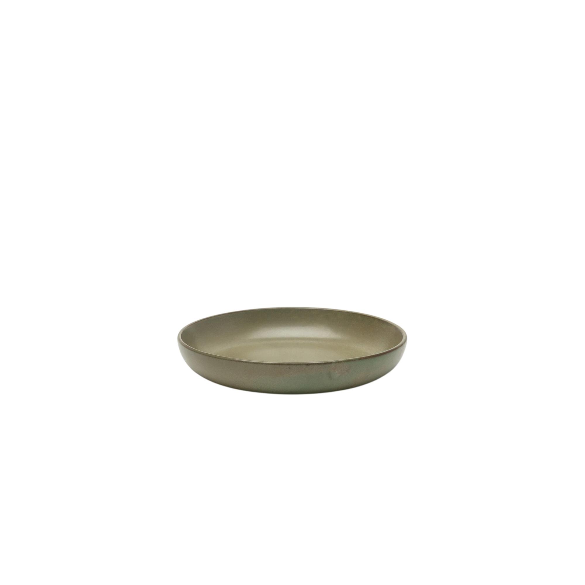 Serax Surface Deep Plate L Camo Grün
