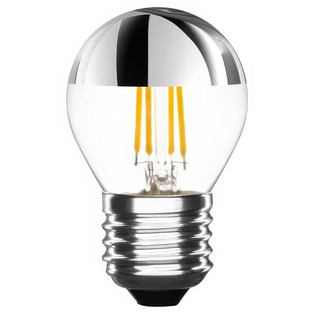 Edgeform Crown Bulb E27 4.5W Silver