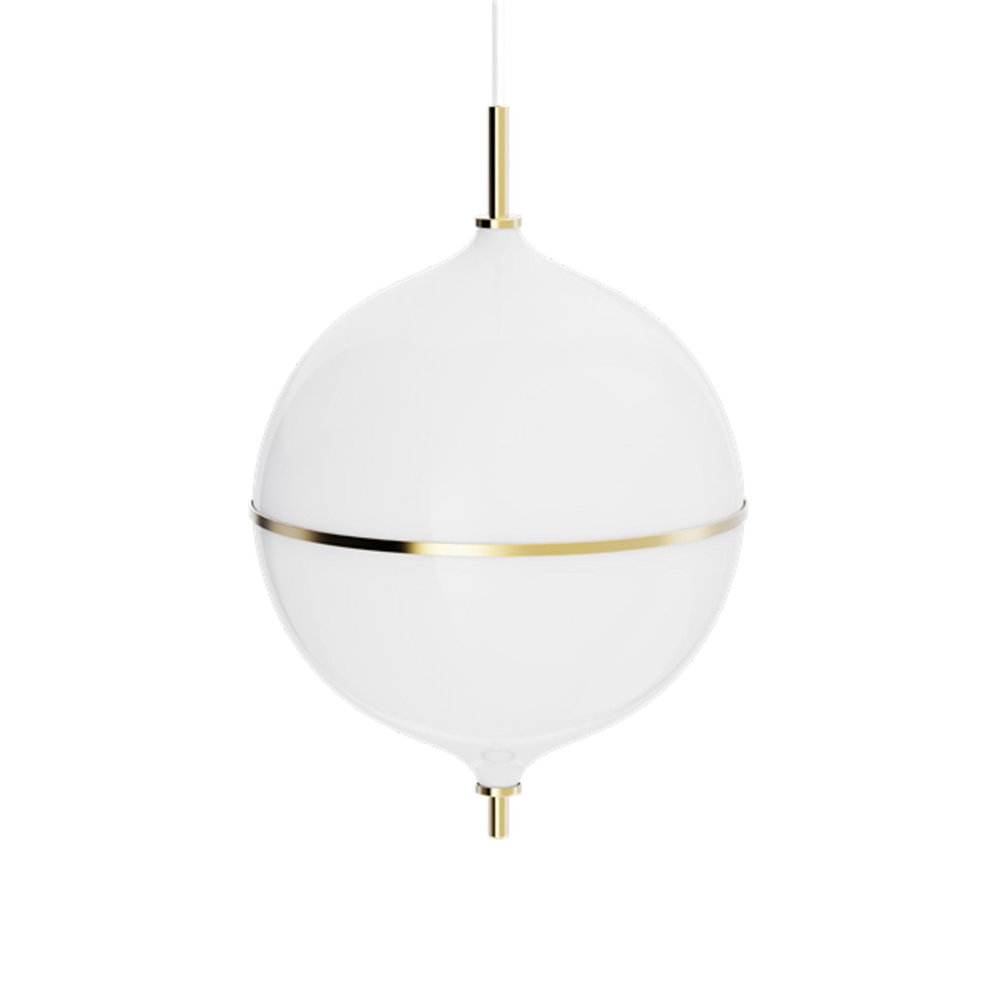 Rebello Decor Eternal Moonlight Pendel Stor Hvid Ledning