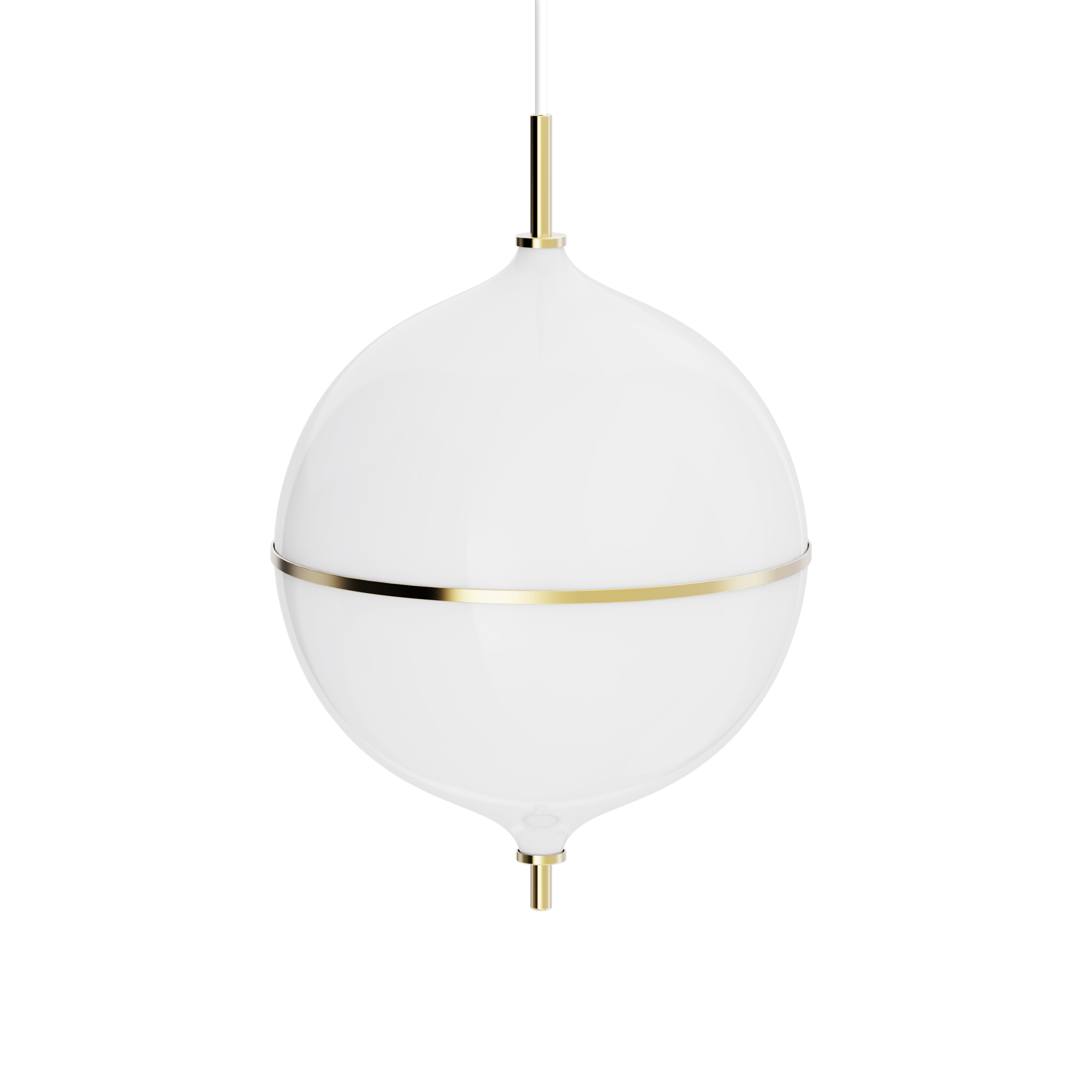 Rebello Decor Eternal Moonlight Pendel Stor Hvid Ledning