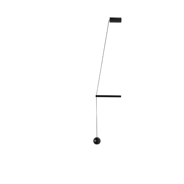 Estiluz Compass V&auml;gglampa 1 3000K Svart
