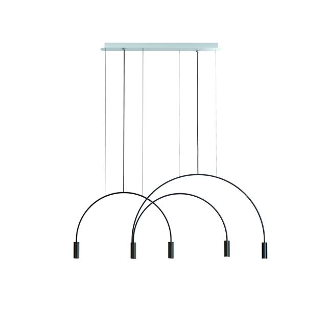 Estiluz Volta 5 Taklampa 3000K Svart