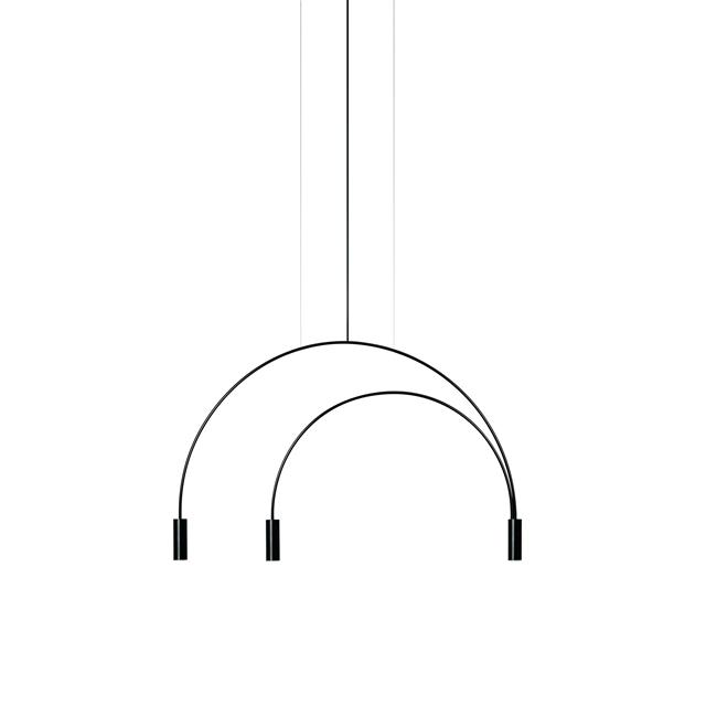 Estiluz Volta 3 Taklampa 3000K Svart