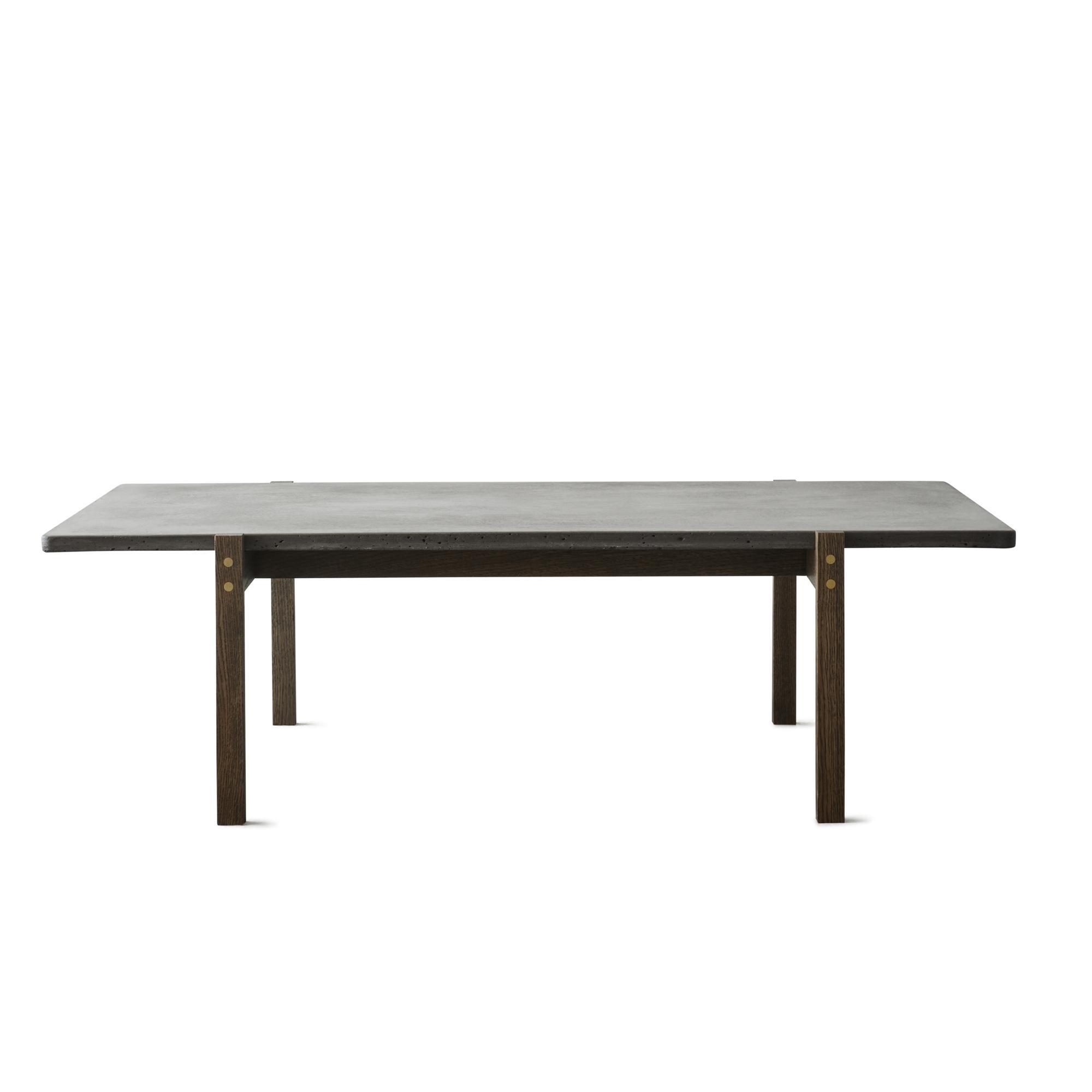 Eberhart Eugene Coffee Table Dark Concrete/Dark Oak