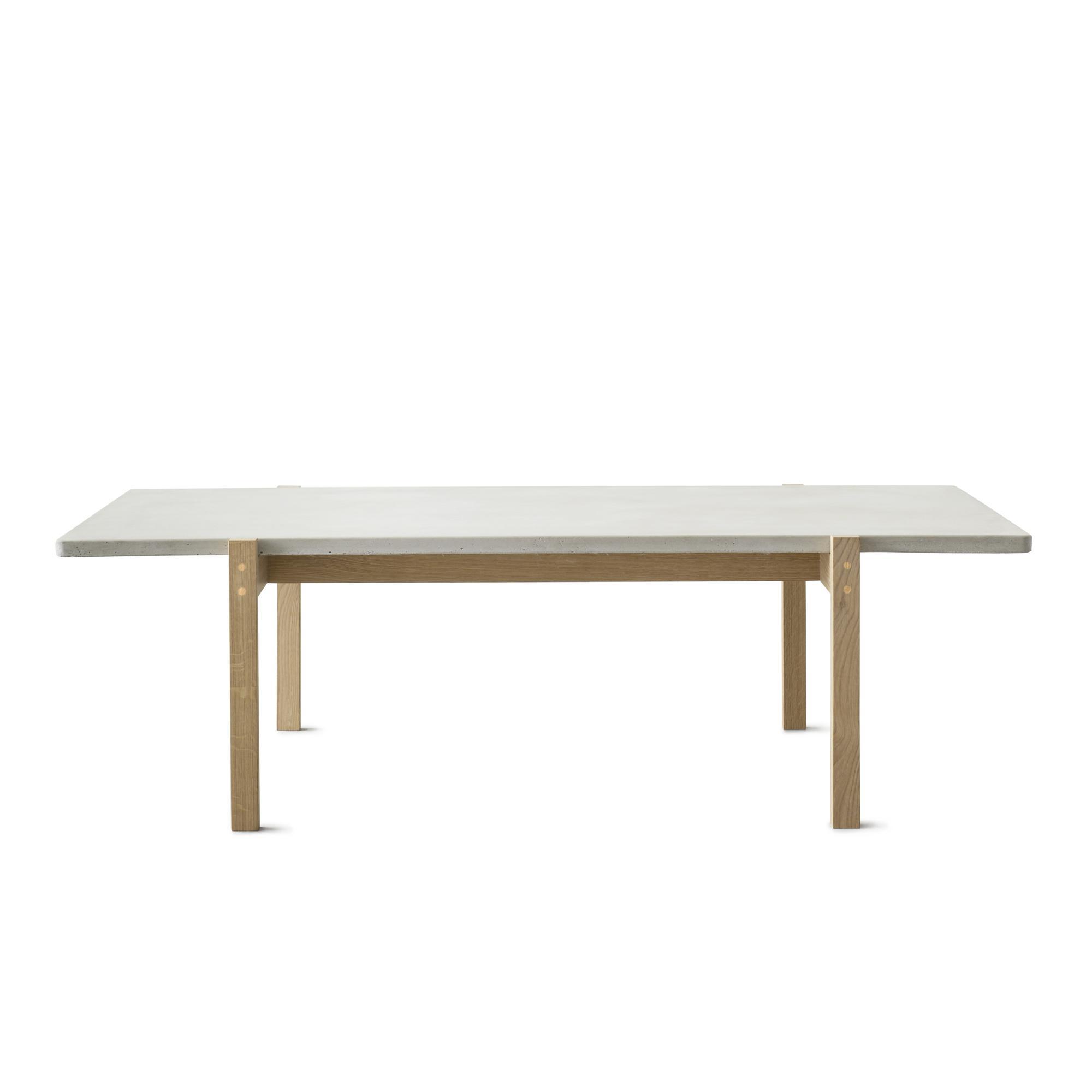 Eberhart Eugene Coffee Table Light Concrete/Light Oak