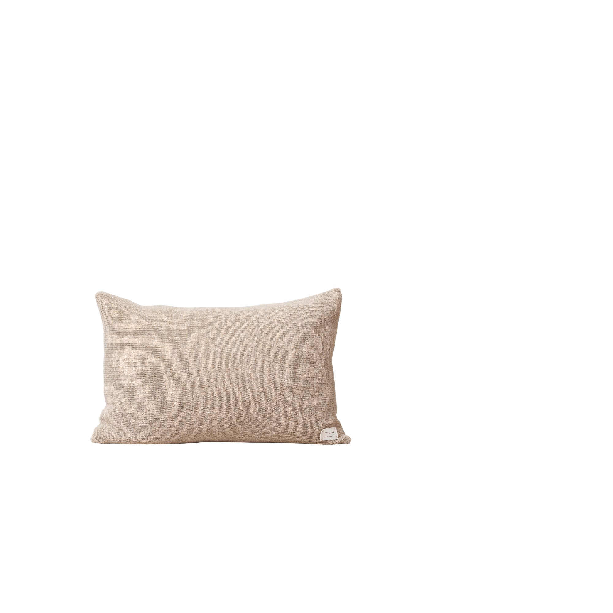 Form & Refine Aymara Cushion Rib Vaaleanruskea