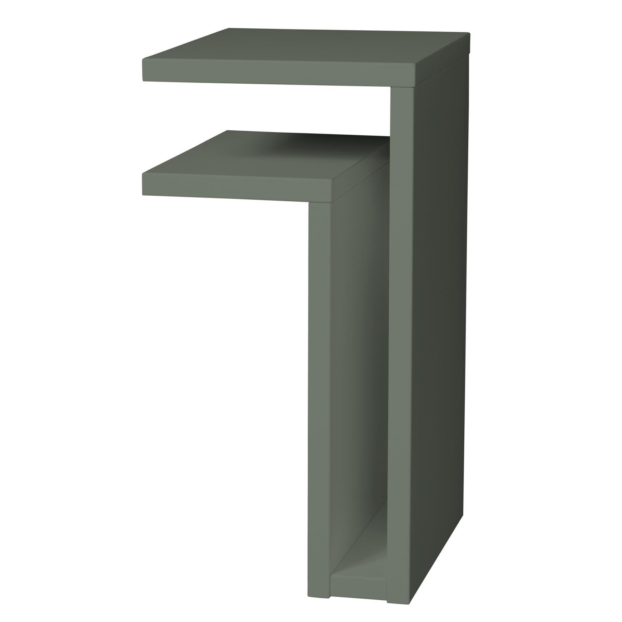 Maze F-Shelf Shelf Left Grey-green