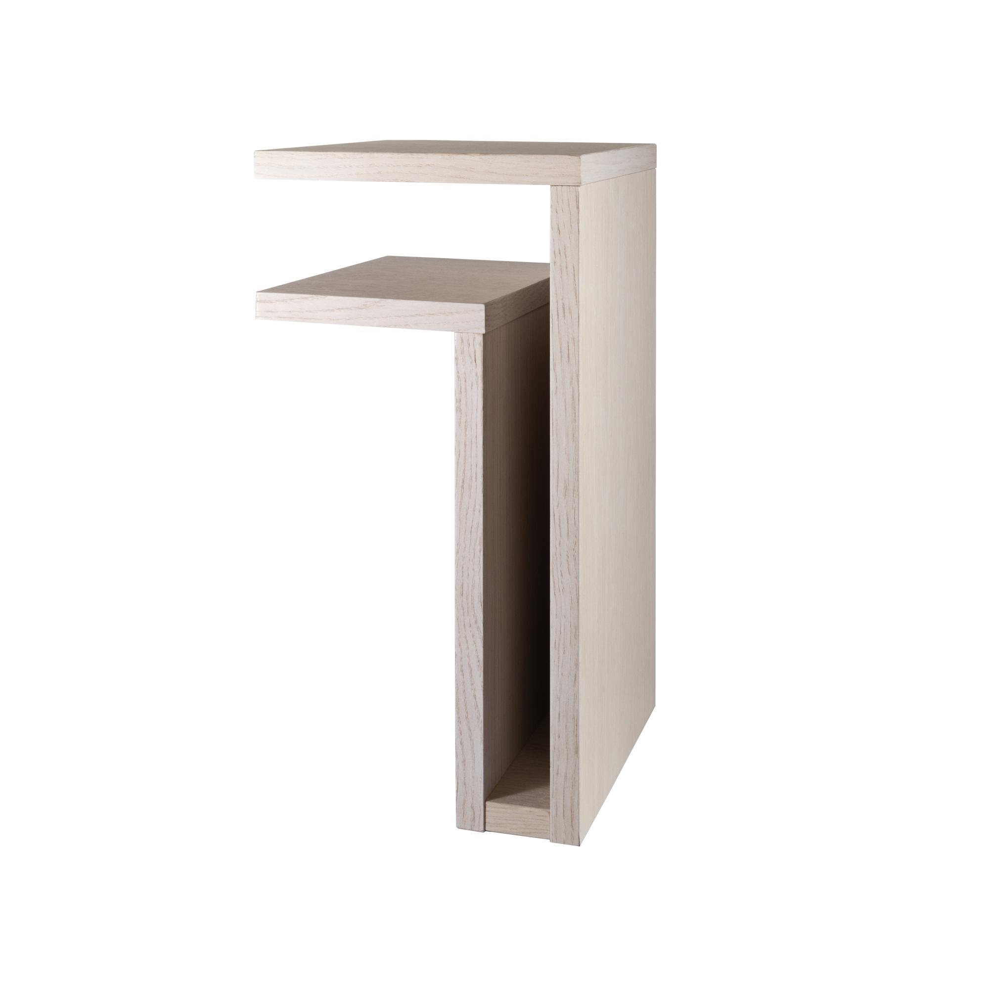 Maze F-shelf Left White Oak