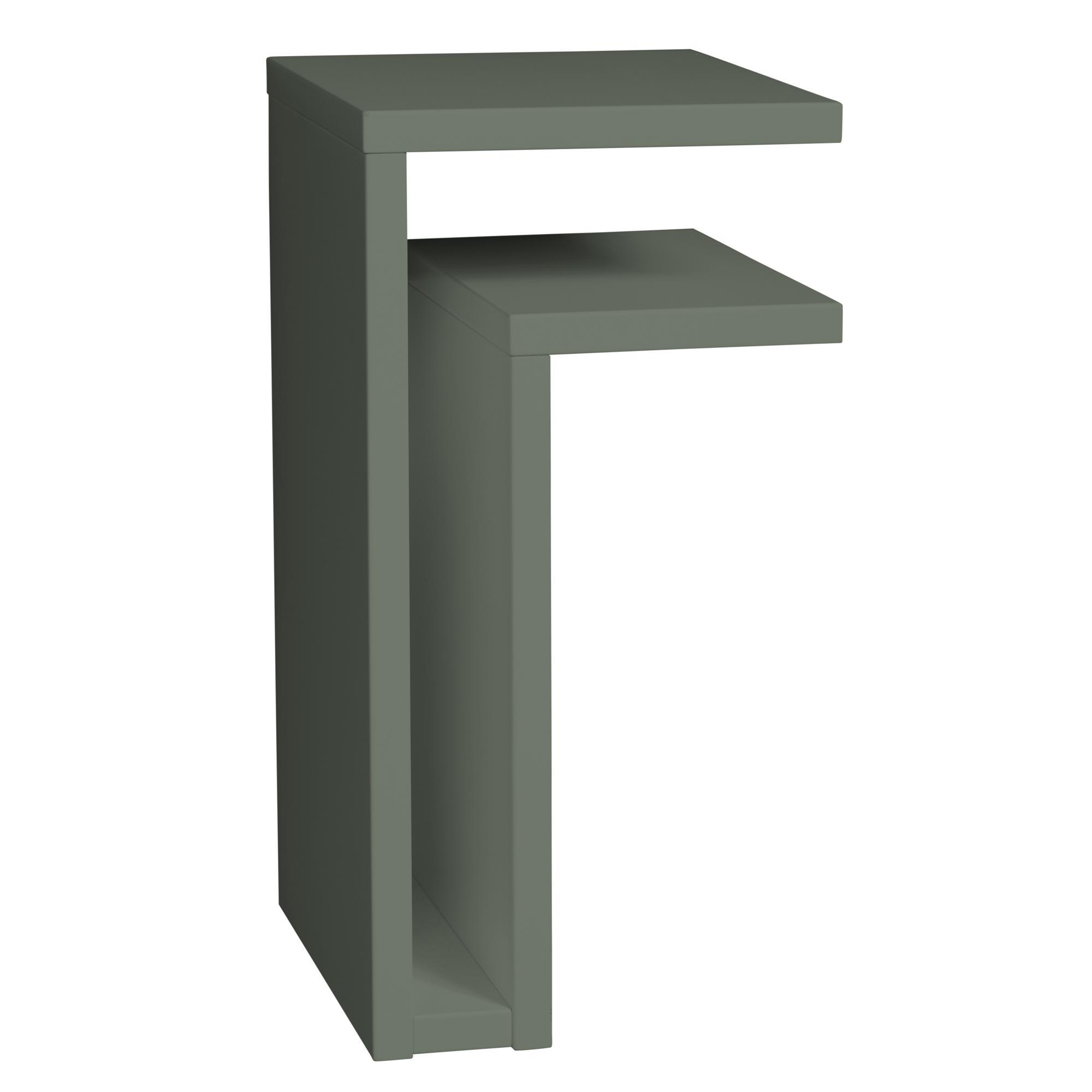 Maze F-Shelf Shelf Right Grey-green