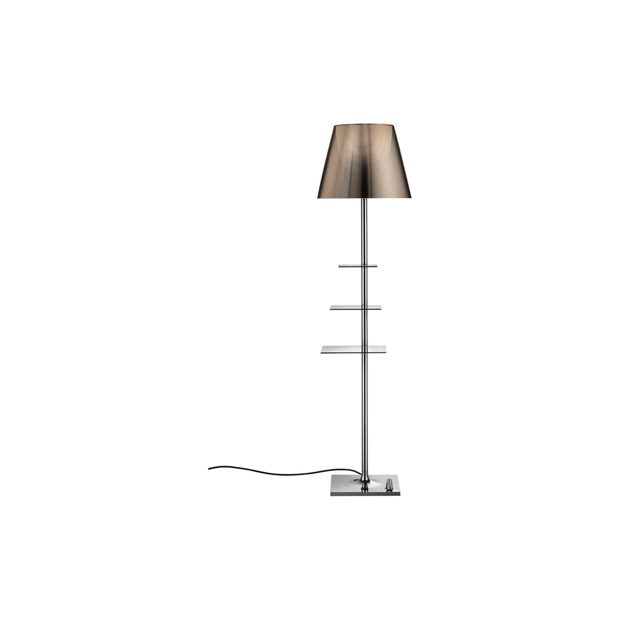 Flos Bibliotheque Vloerlamp Chroom/ Brons