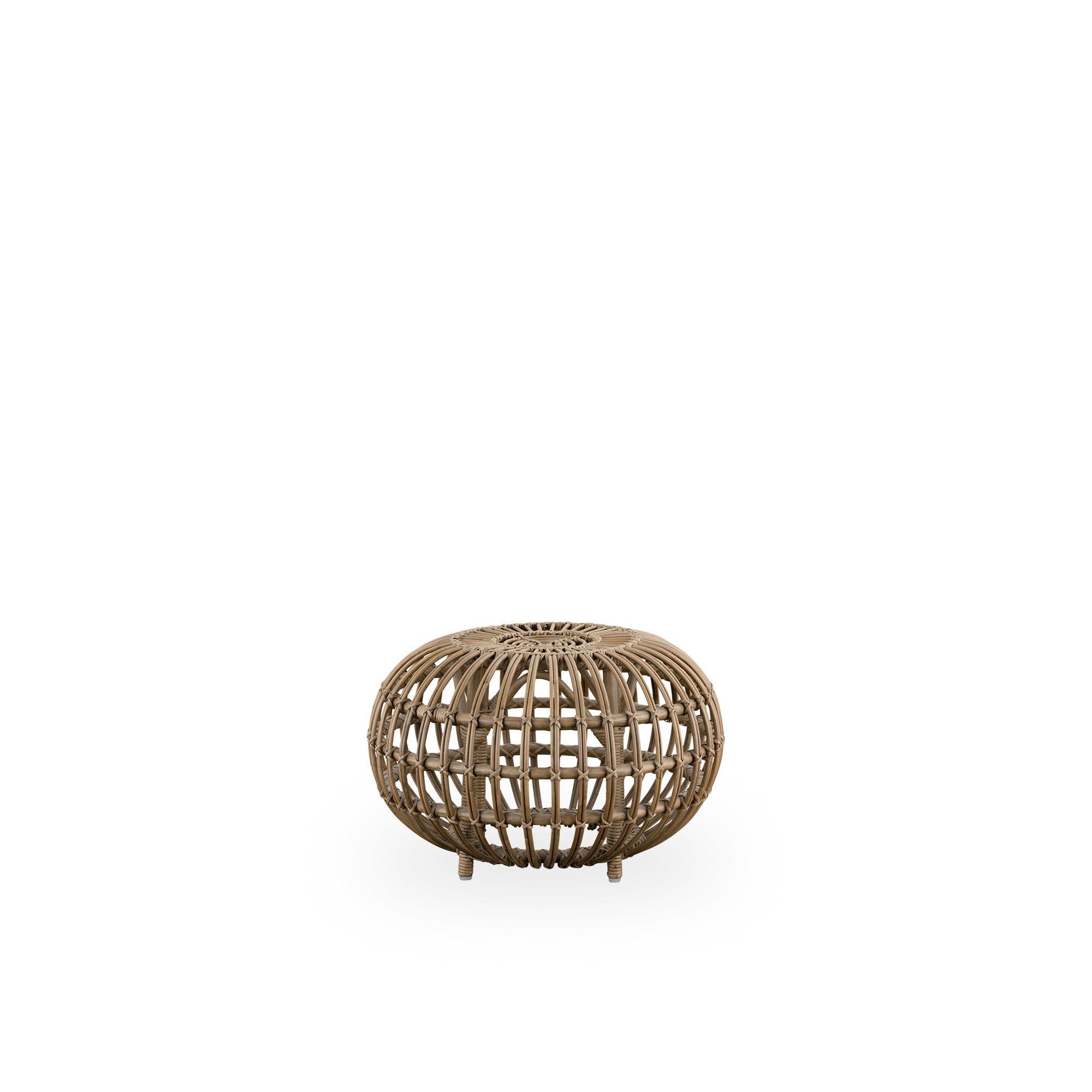 Sika-Design Petit Pouf Antique Poli