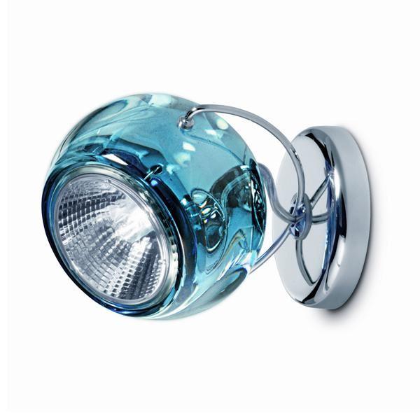 Fabbian Beluga Wall & Ceiling Light Blue