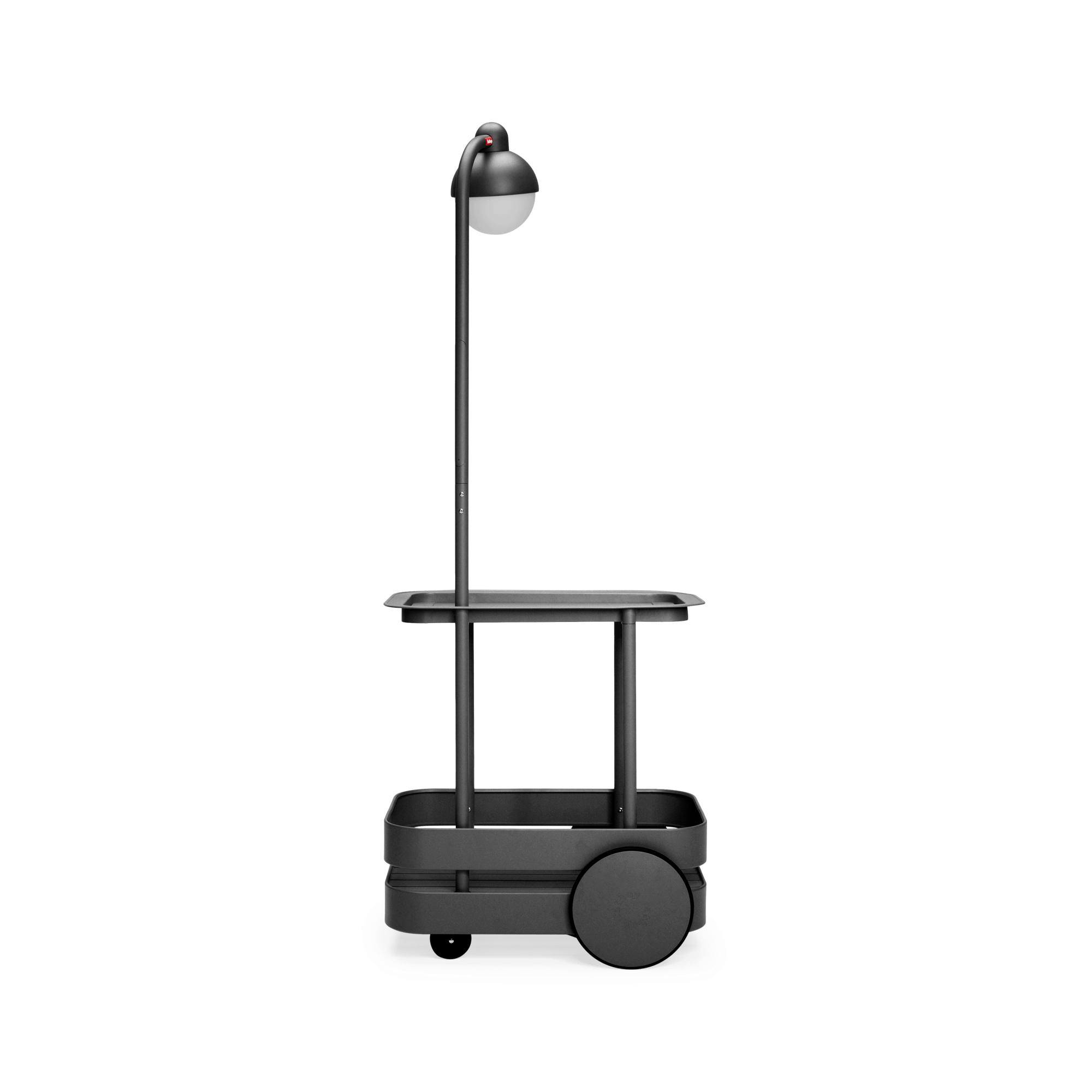 Fatboy Jolly Trolley Rolling Table With Lamp Anthracite