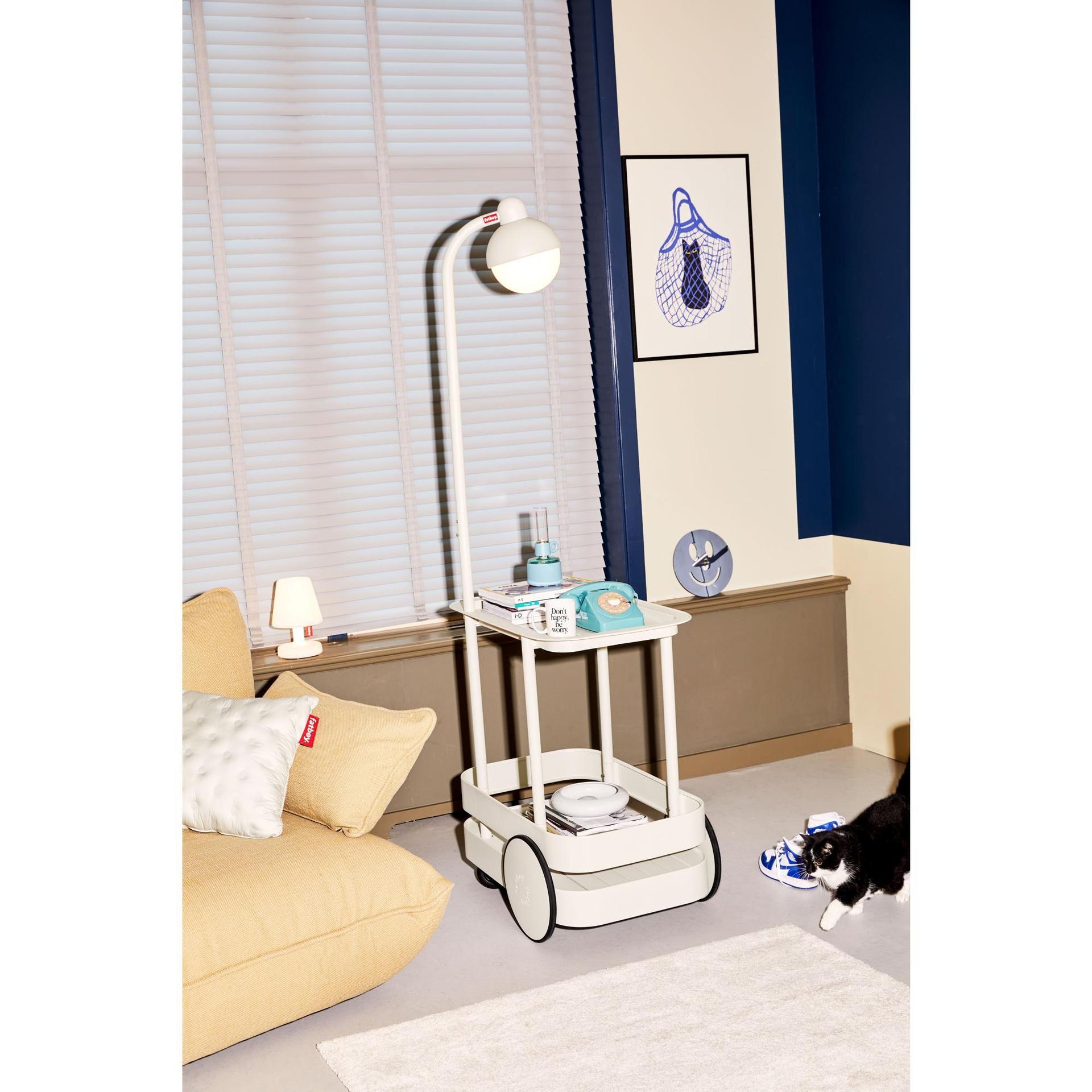 Fatboy Jolly Trolley Trolley With Lamp Light Gray