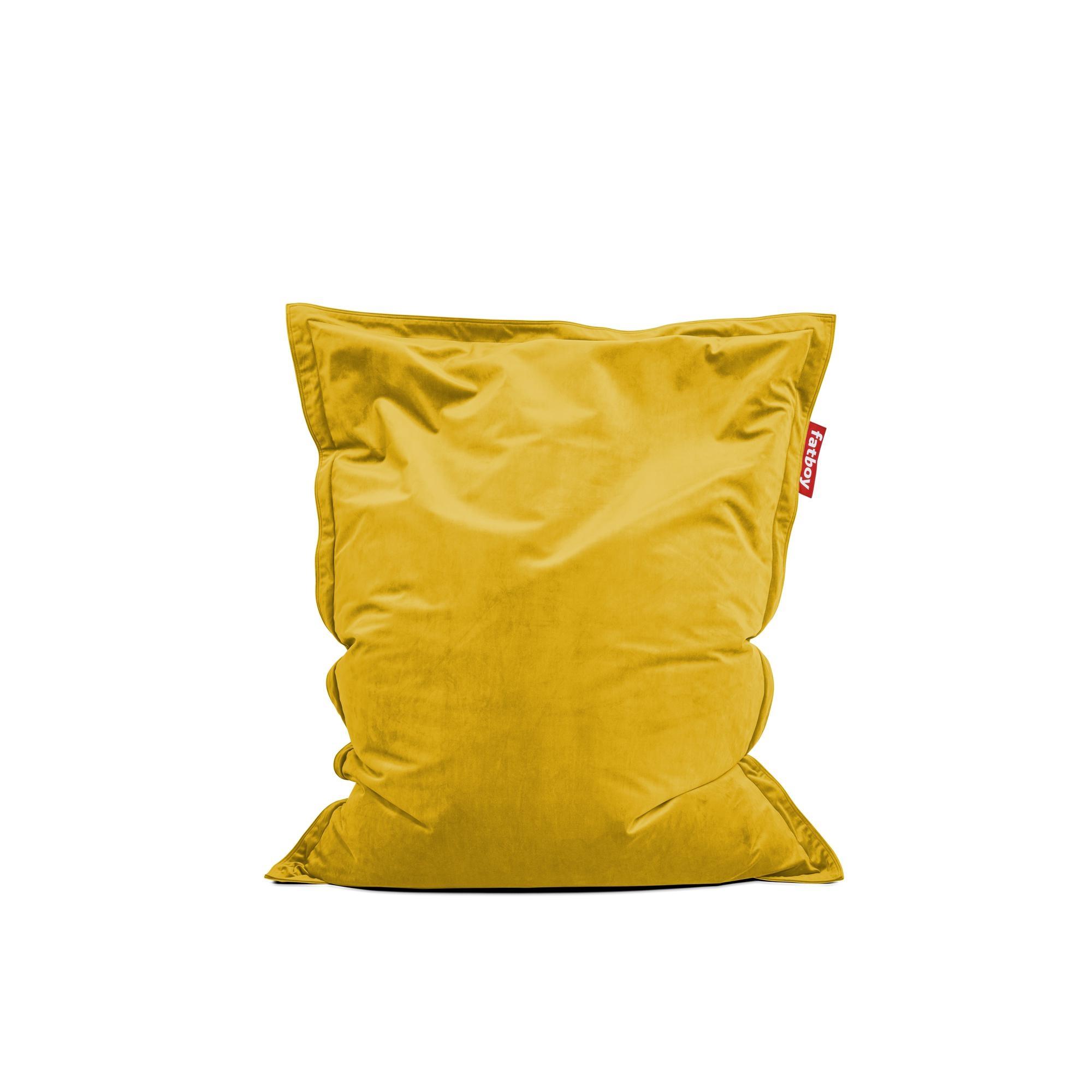 Fatboy Original Slim Velvet Sækkestol Gold Honey