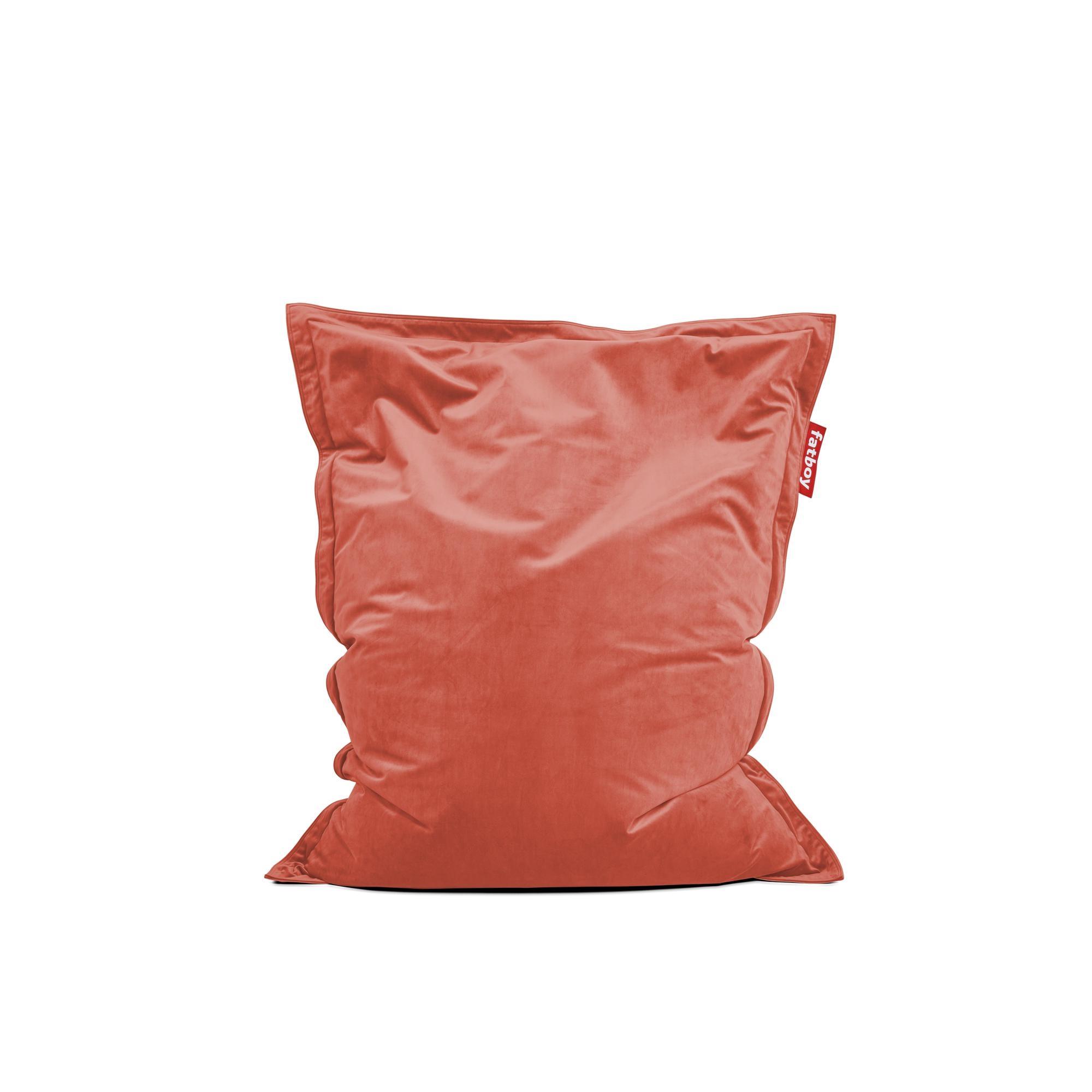 Fatboy Original Slim Velvet Bean Bag Rhubarb