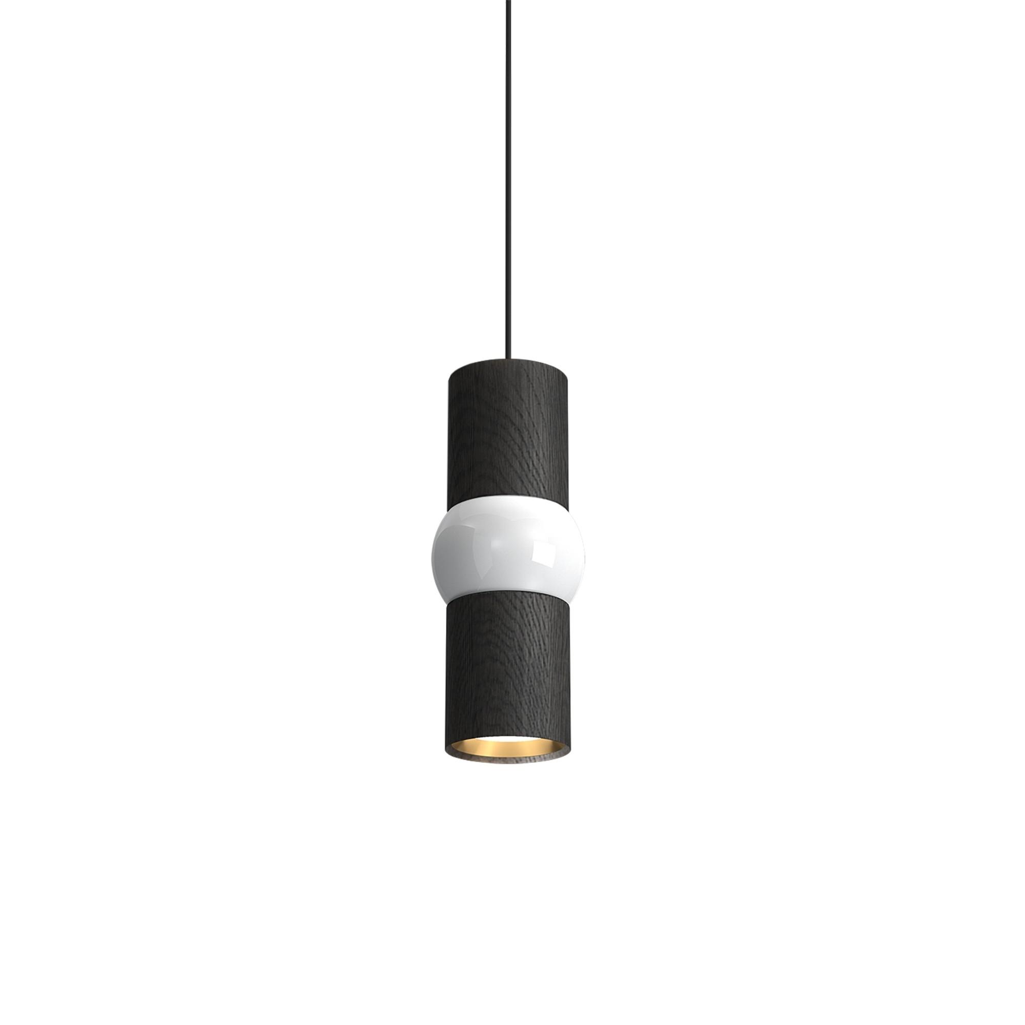 Lampa Sufitowa/ Lampa Wisząca Oblure Lightbone, Mały, Czarny
