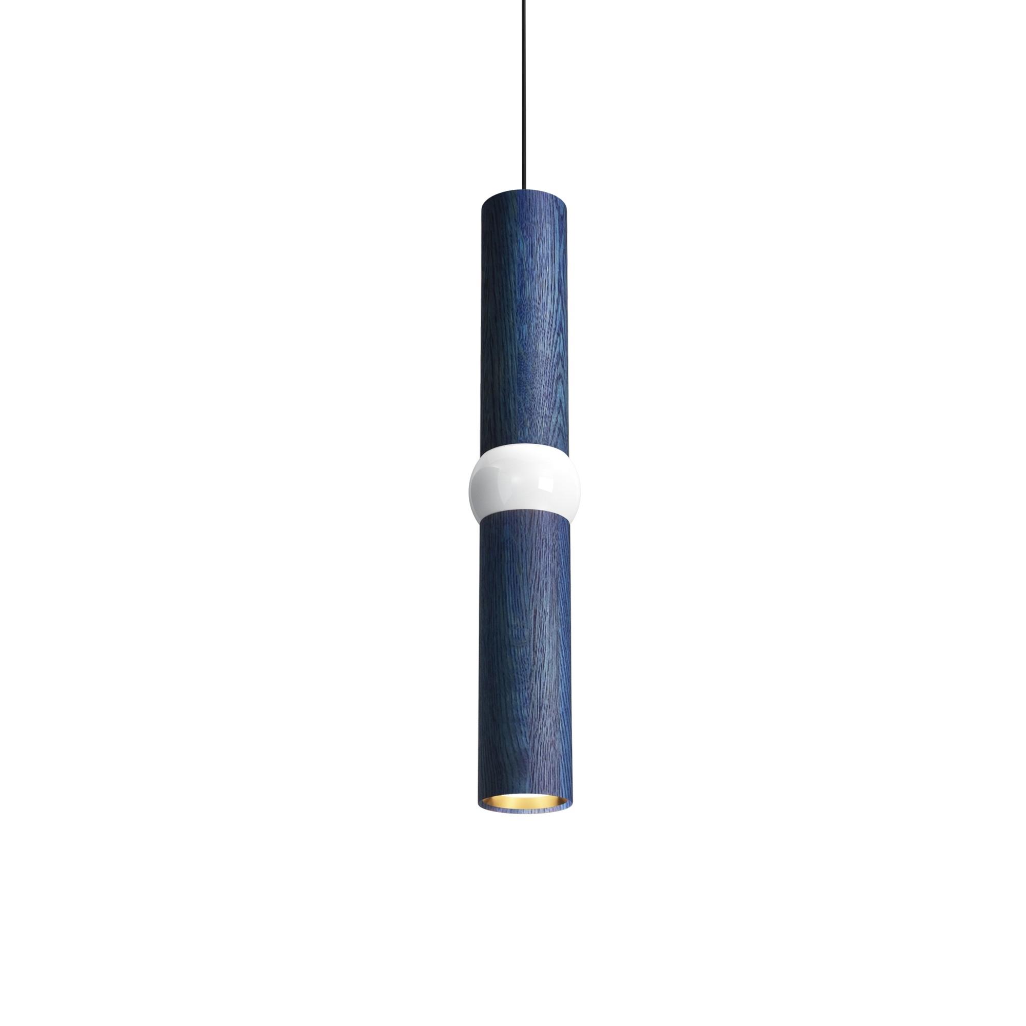 Lámpara de Techo/ Lámpara Colgante Oblure Lightbone, Azul Medio