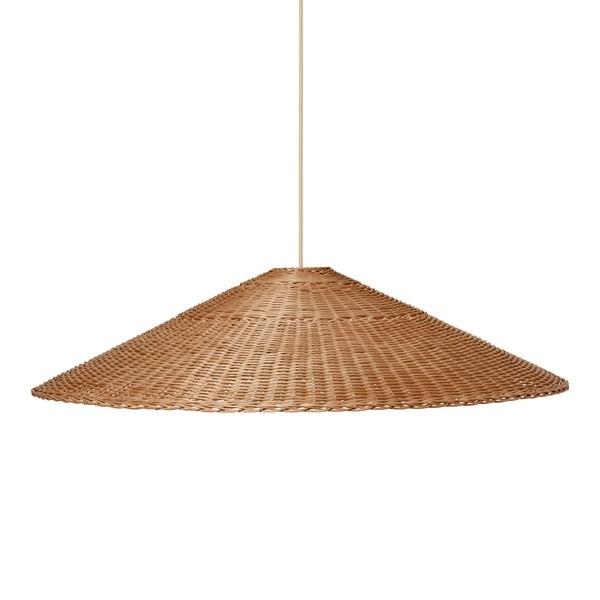 Ferm Living Dou Ø90 Lampadario Naturale con Cavo 2m