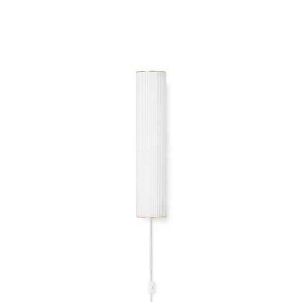 Ferm Living Vuelta Lámpara de Pared 40 Blanco/ Latón