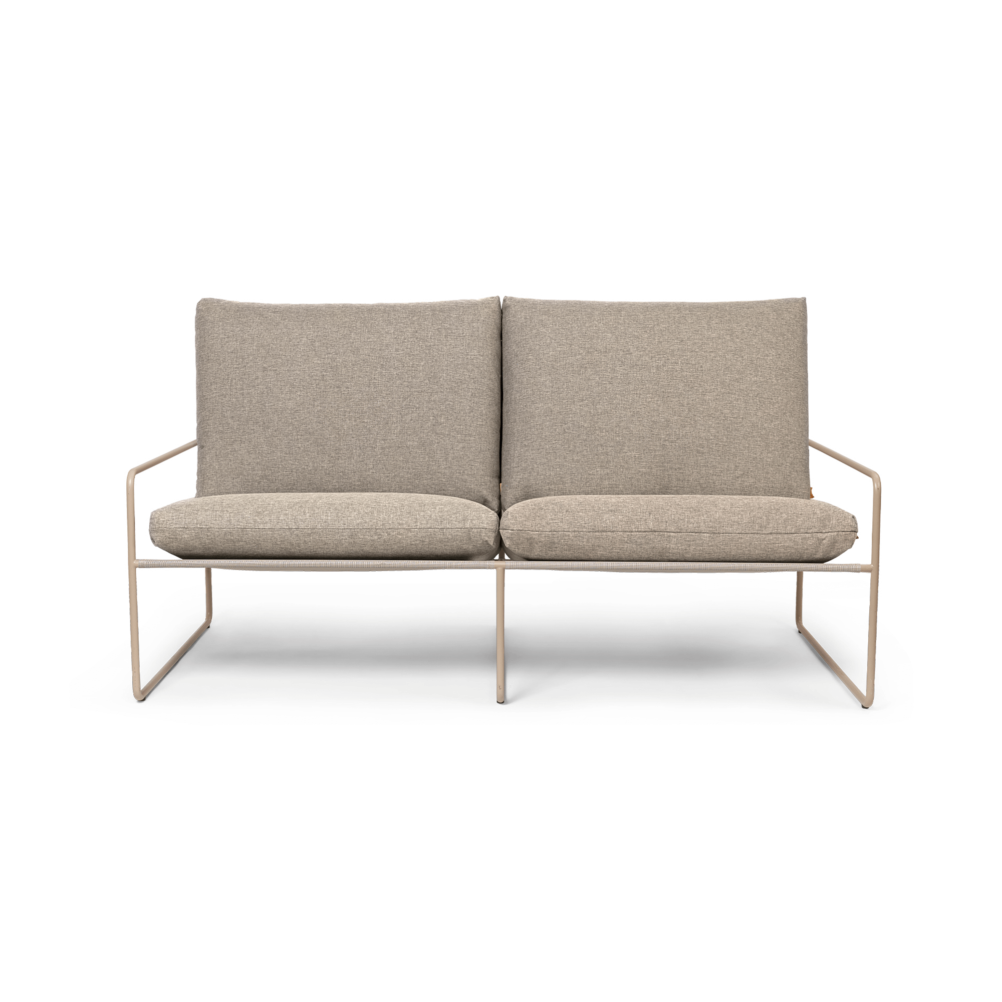 Ferm Living Desert Divano A 2 Posti Dolce Cashmere/ Sabbia Scura