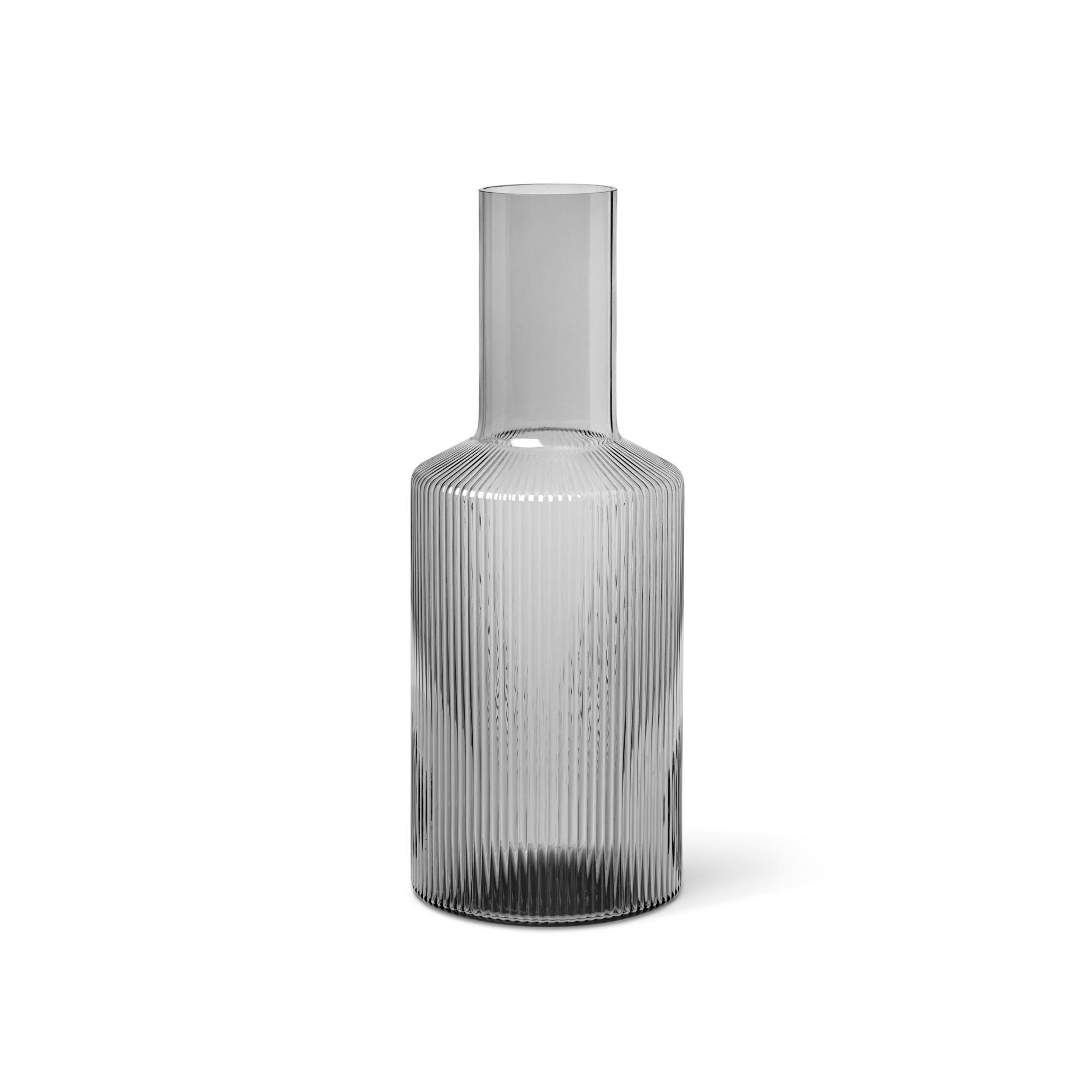 Ferm Living Carafe Ripple Fumée