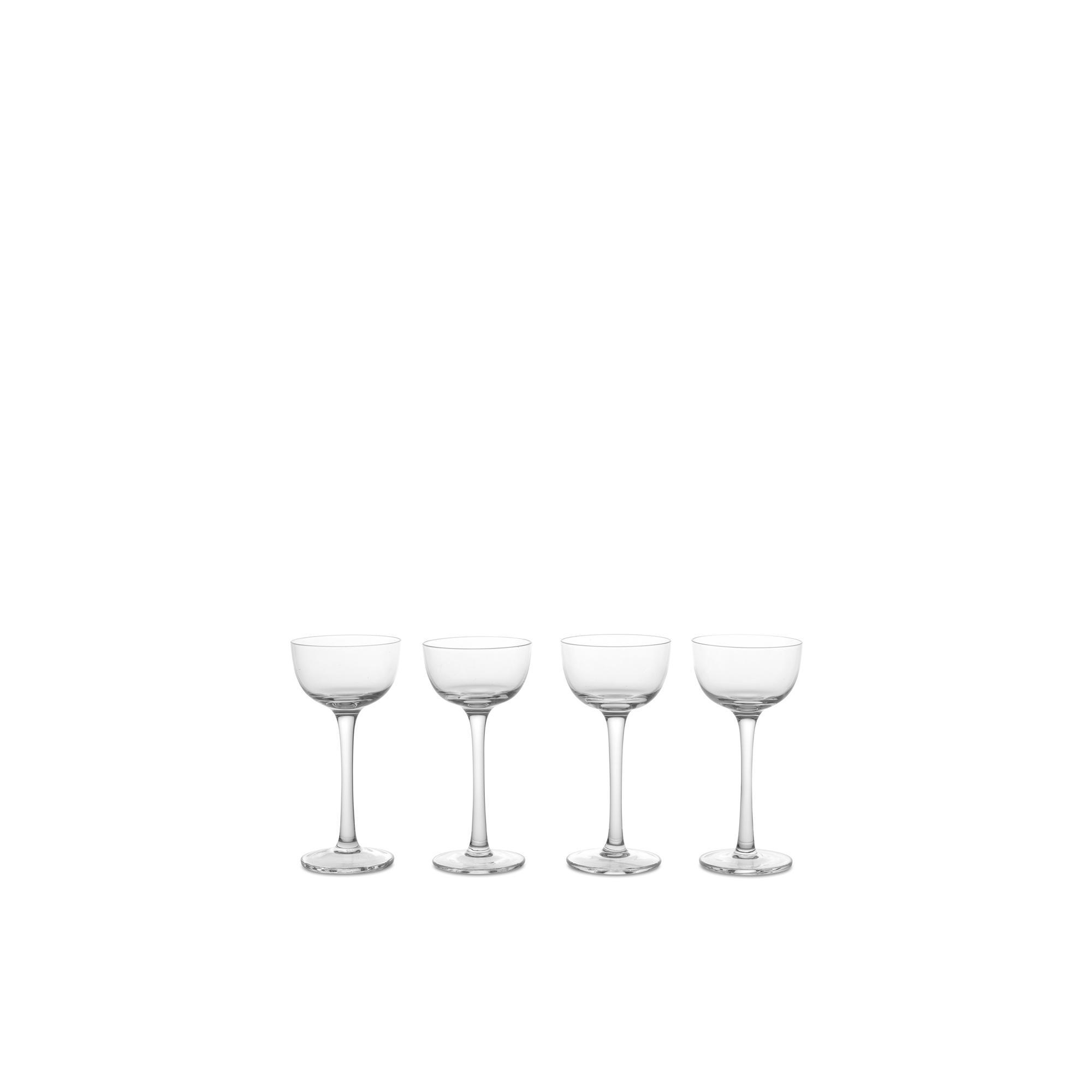 Ferm Living Host Bicchiere da Liquore Set di 4 Trasparente