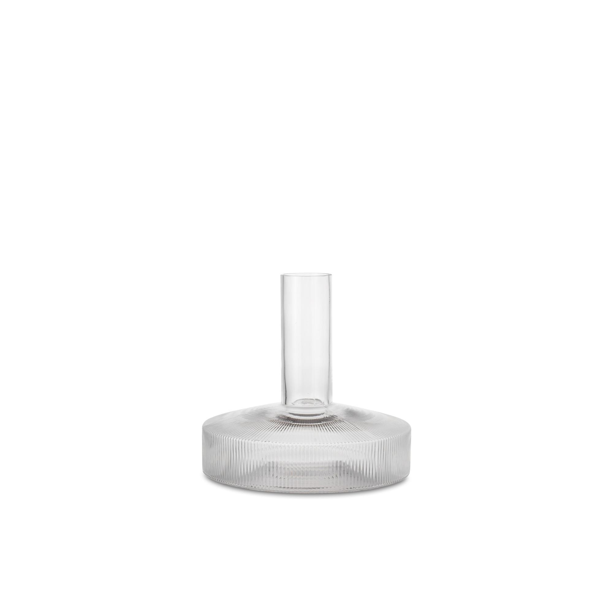 Ferm Living Jarra De Vino Ripple Transparente