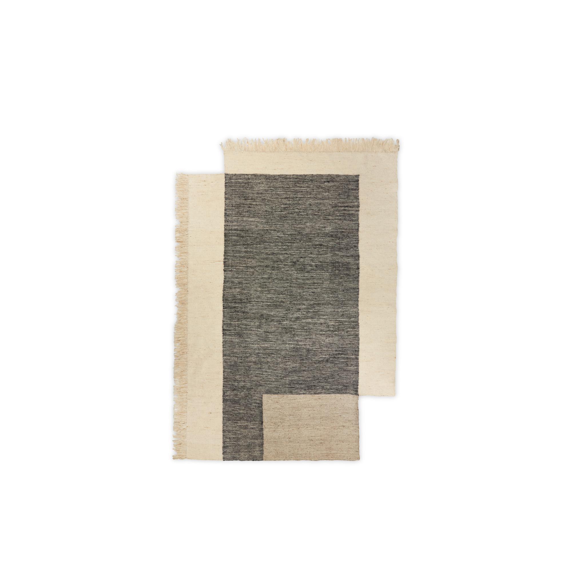 Ferm Living Alfombra De Mostrador 200x300 cm Antracita/ Marfil