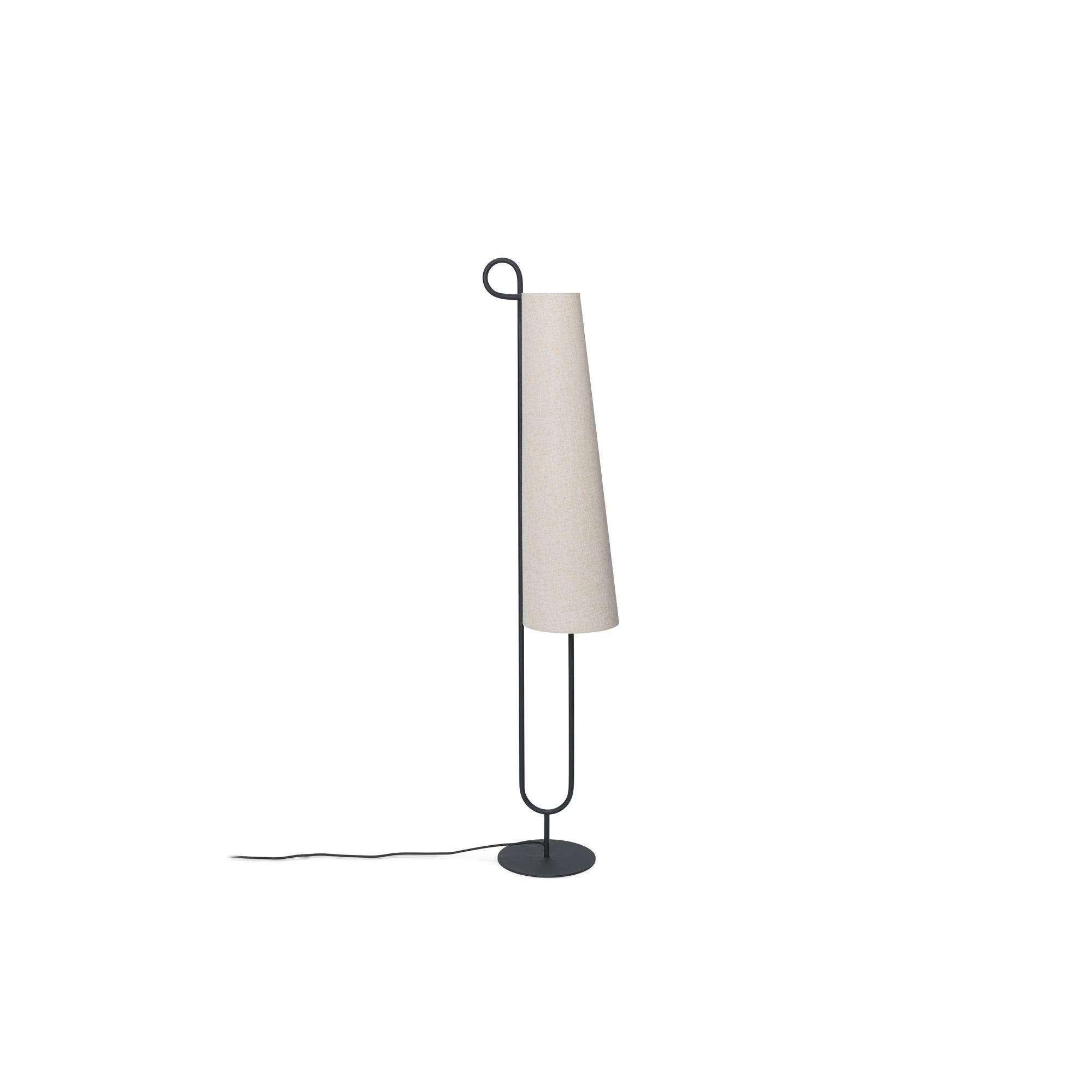 Ferm Living Ancora Floor Lamp Black/ Natural