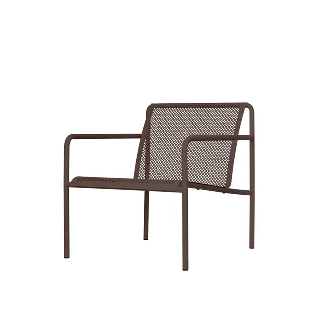 Dapple Outdoor Armchair With Armrests Dark Chocolate
