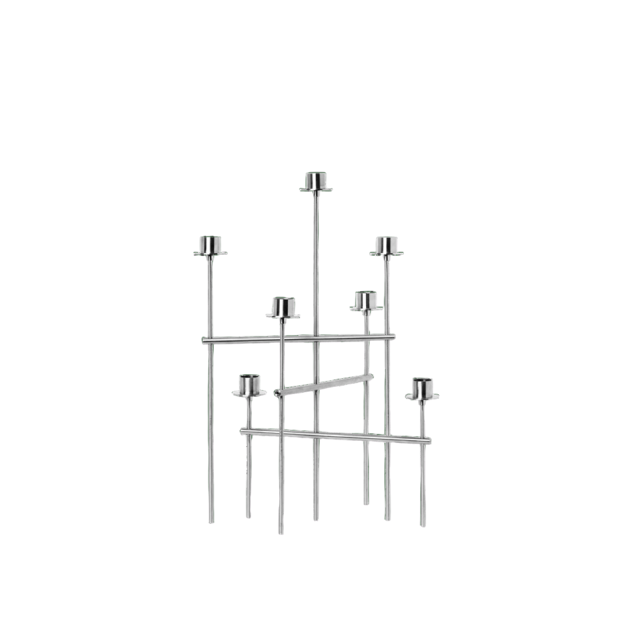 Ferm Living Elysia Kaarsenhouder van Geborsteld Roestvrij Staal